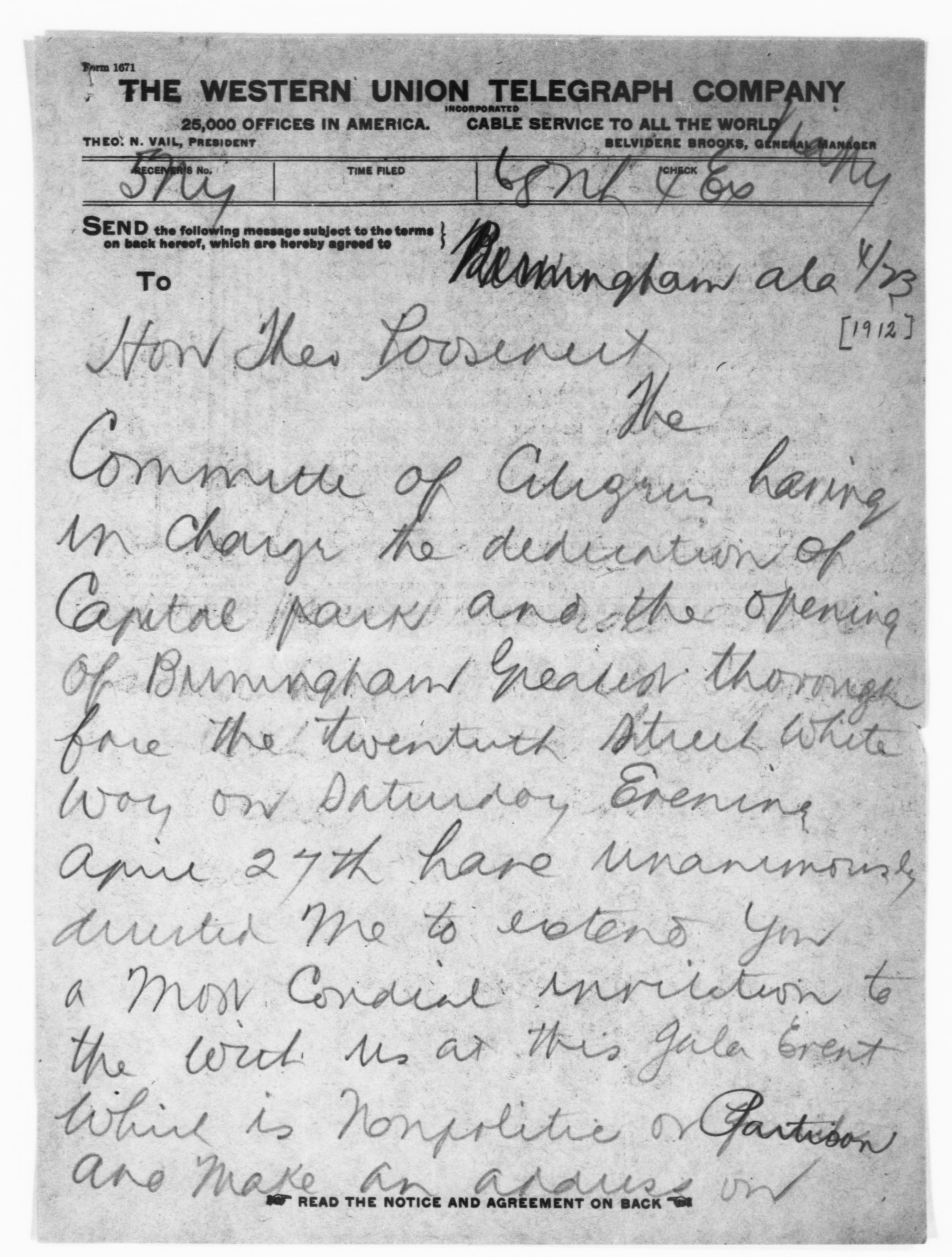 Scanned image of the current content page