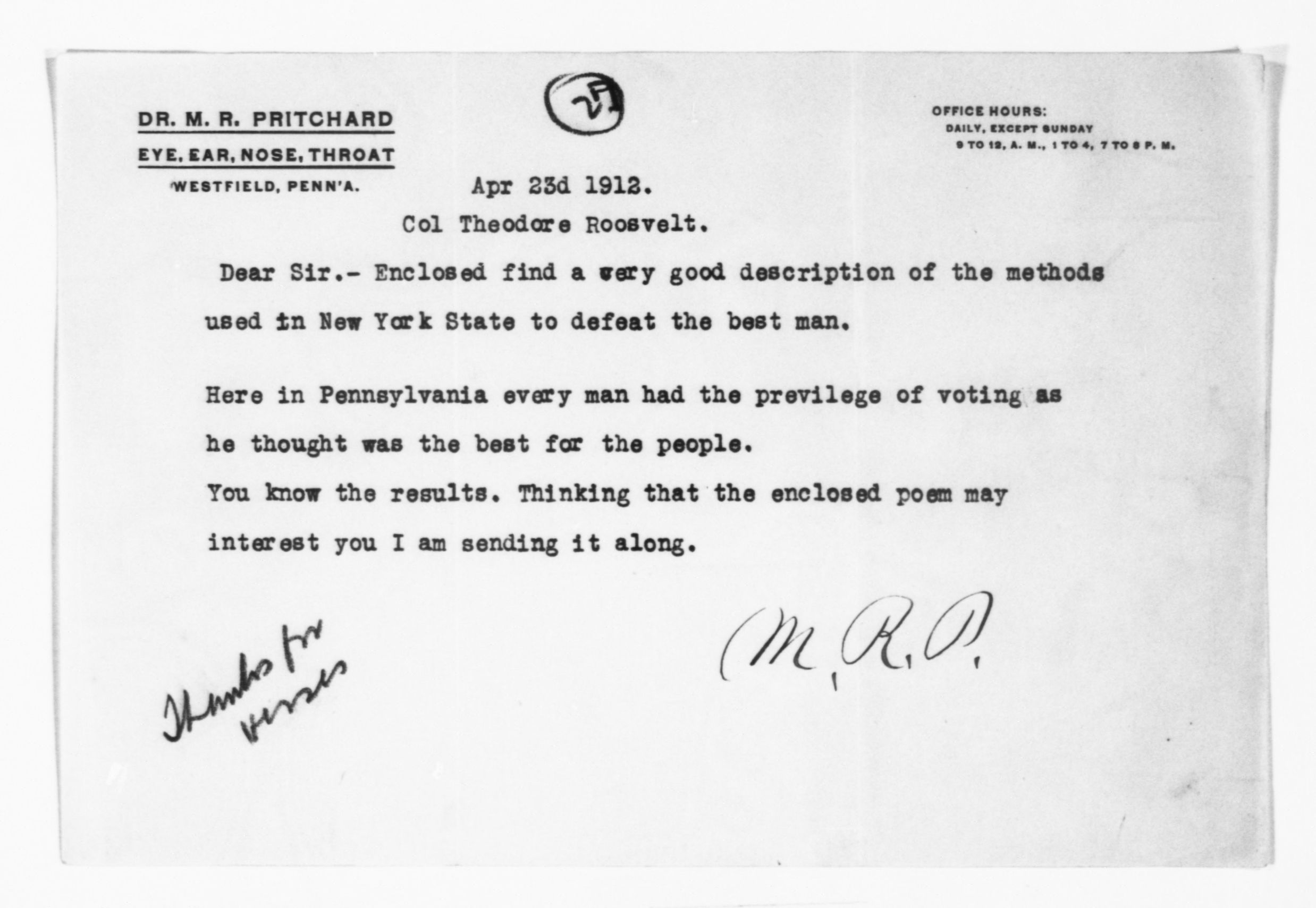 Scanned image of the current content page