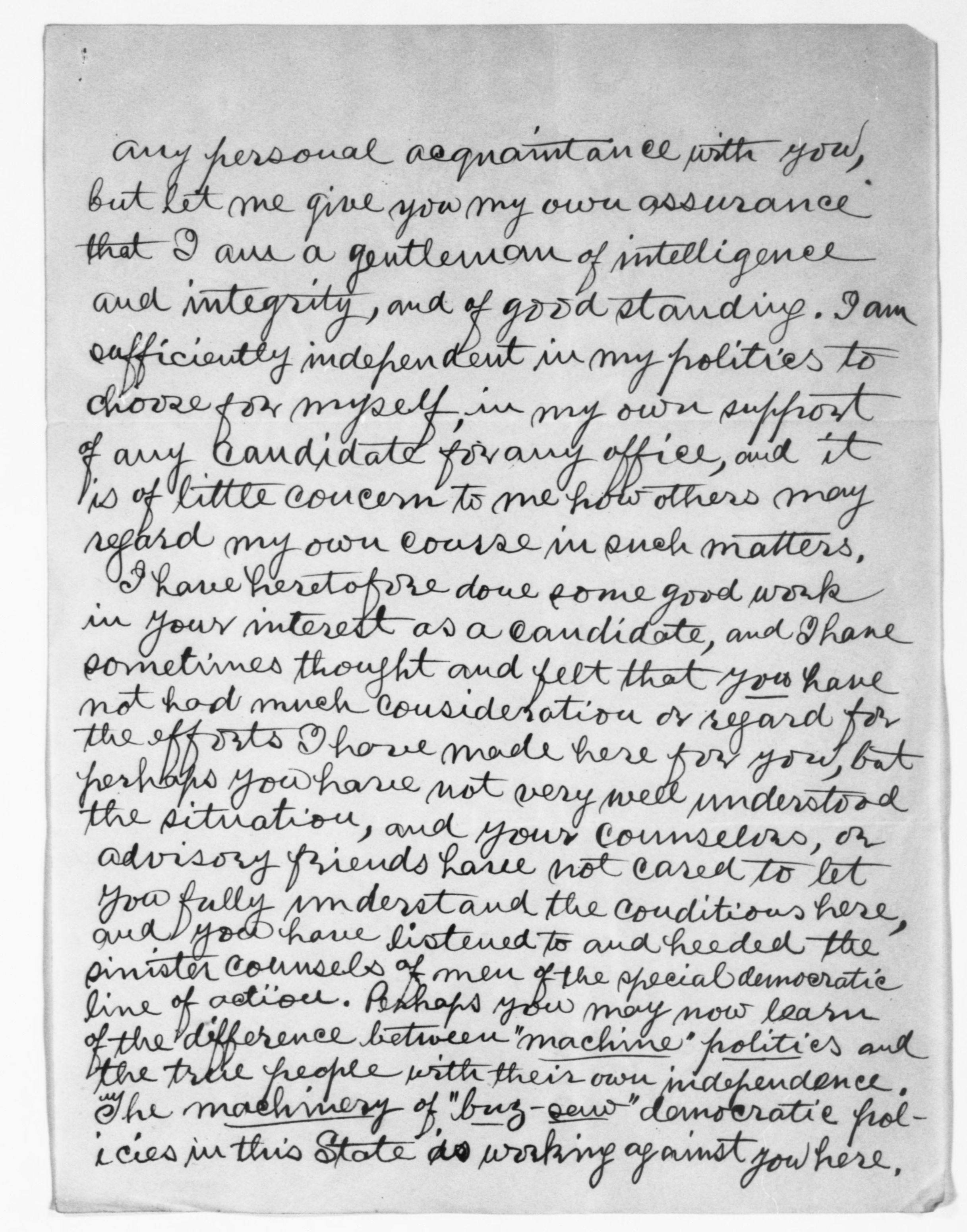 Scanned image of the current content page