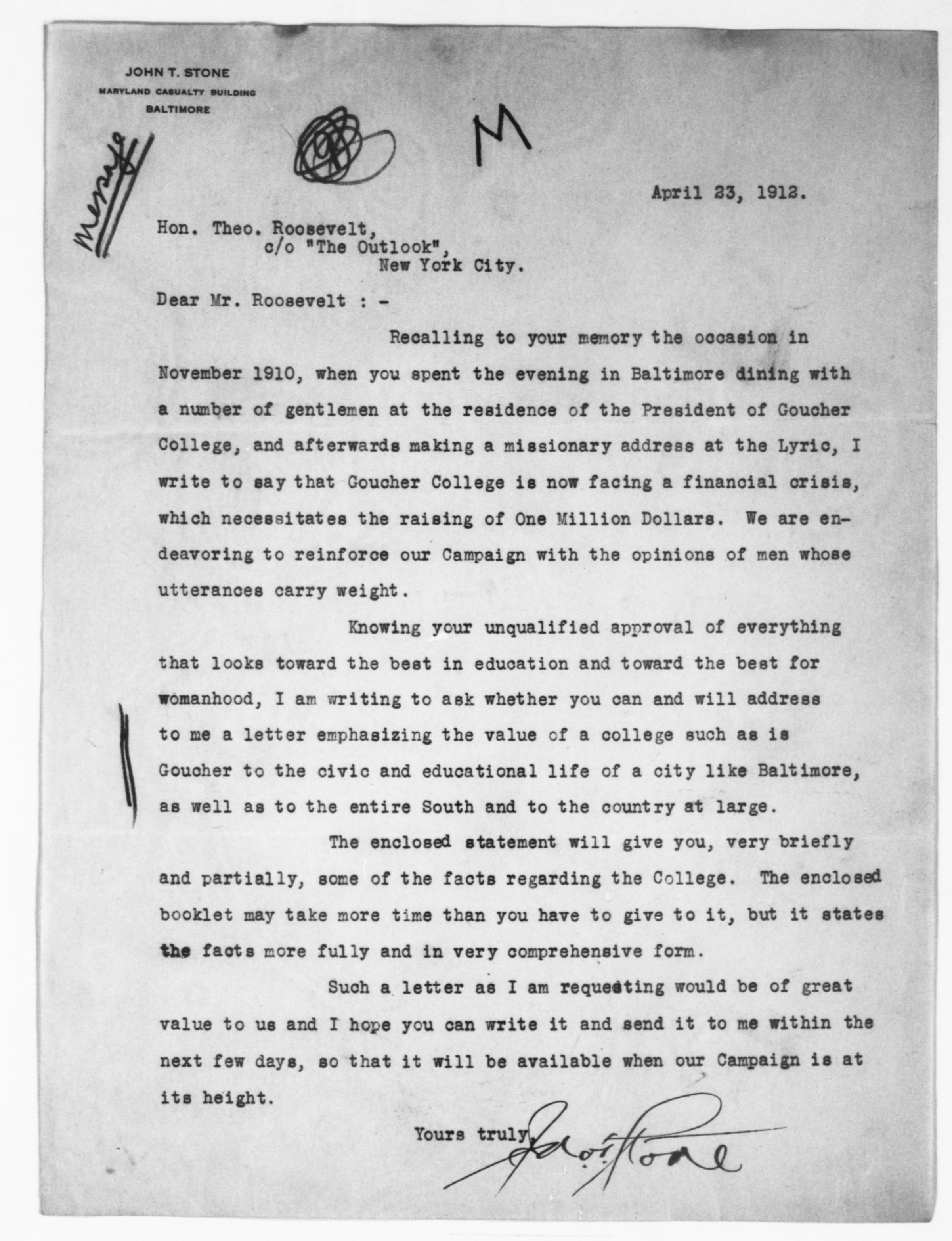 Scanned image of the current content page