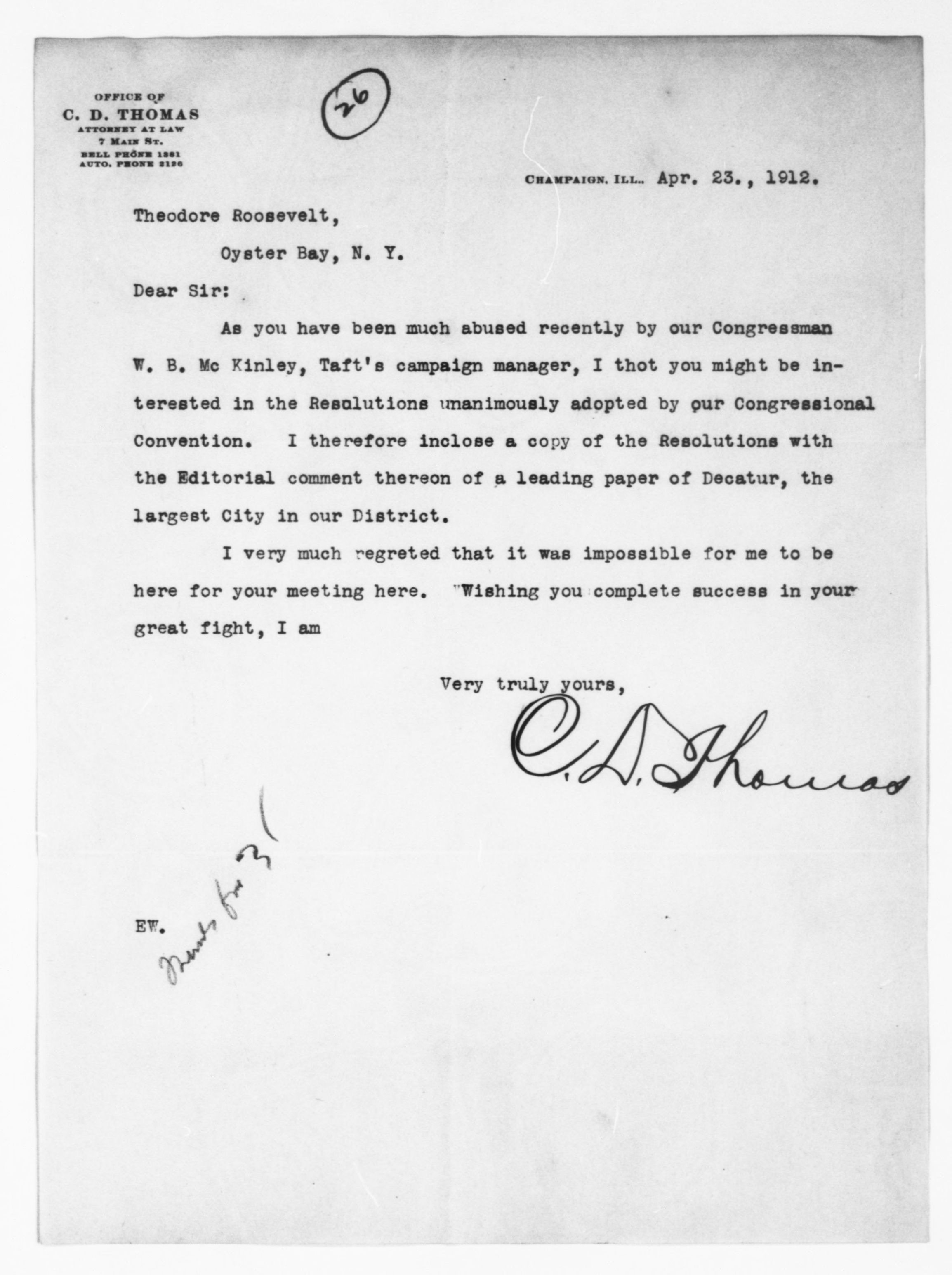 Scanned image of the current content page