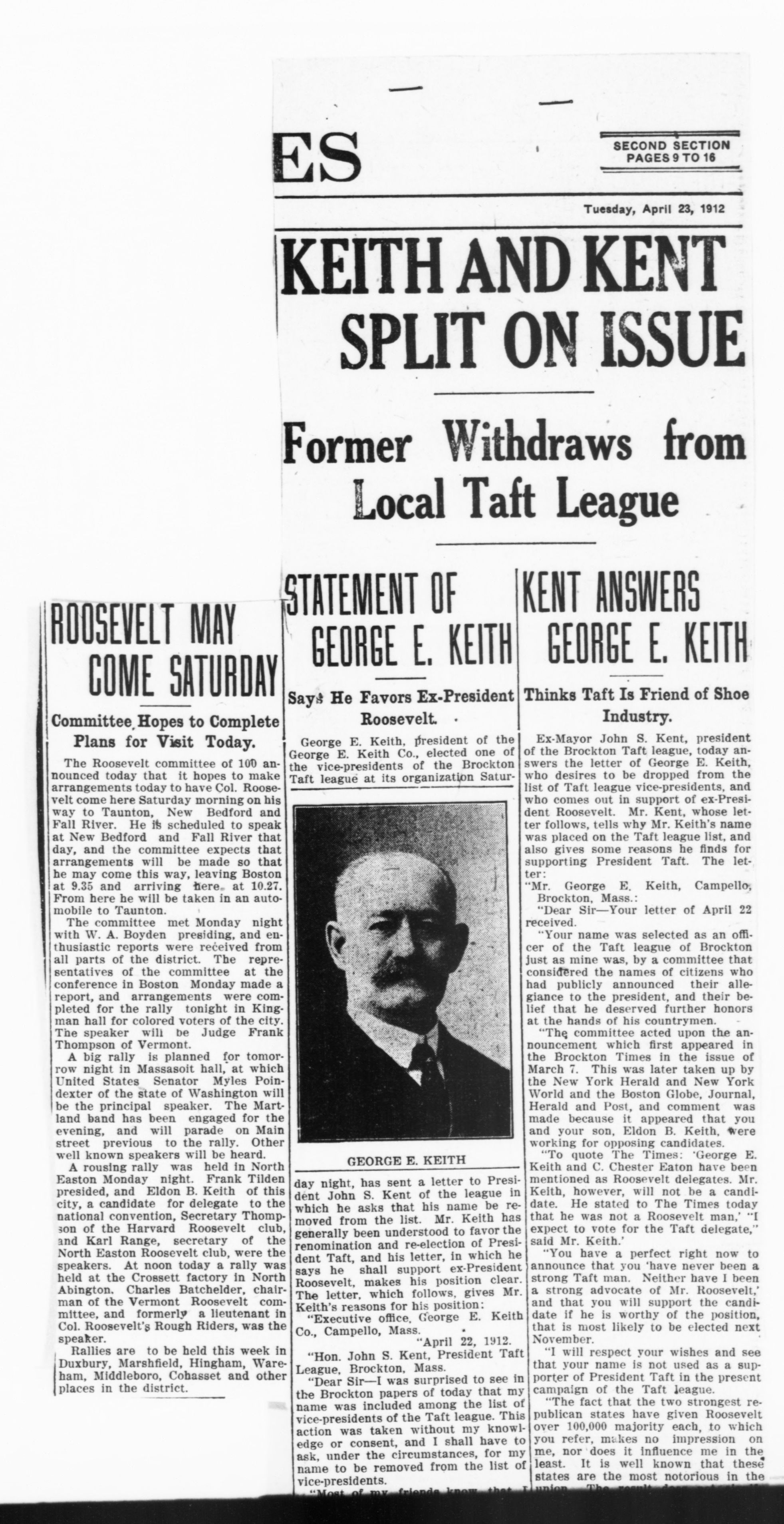 Scanned image of the current content page