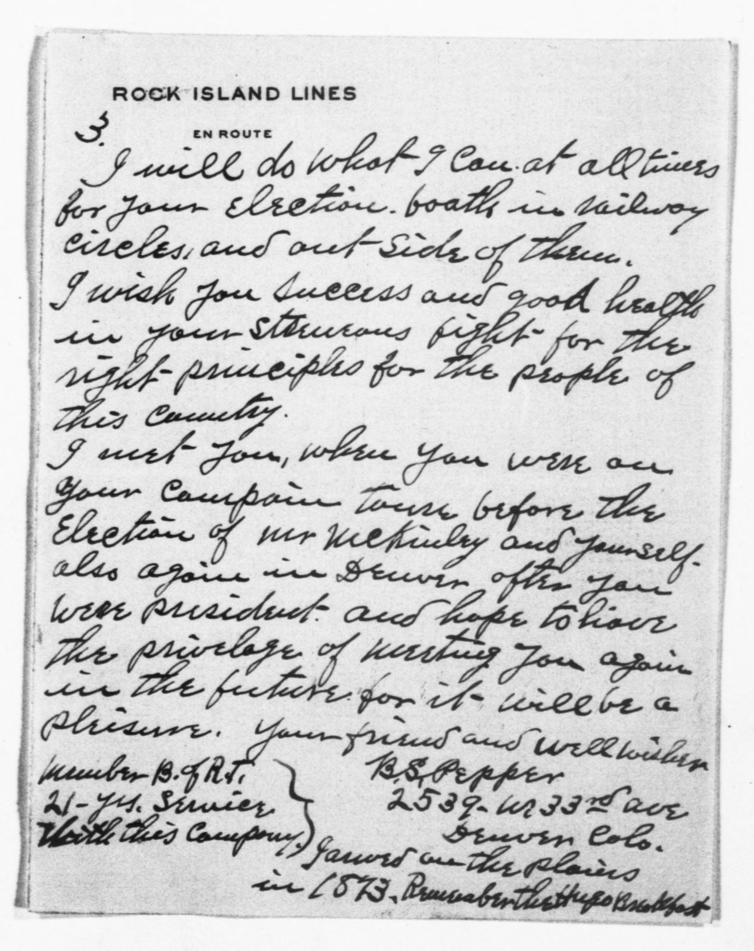 Scanned image of the current content page