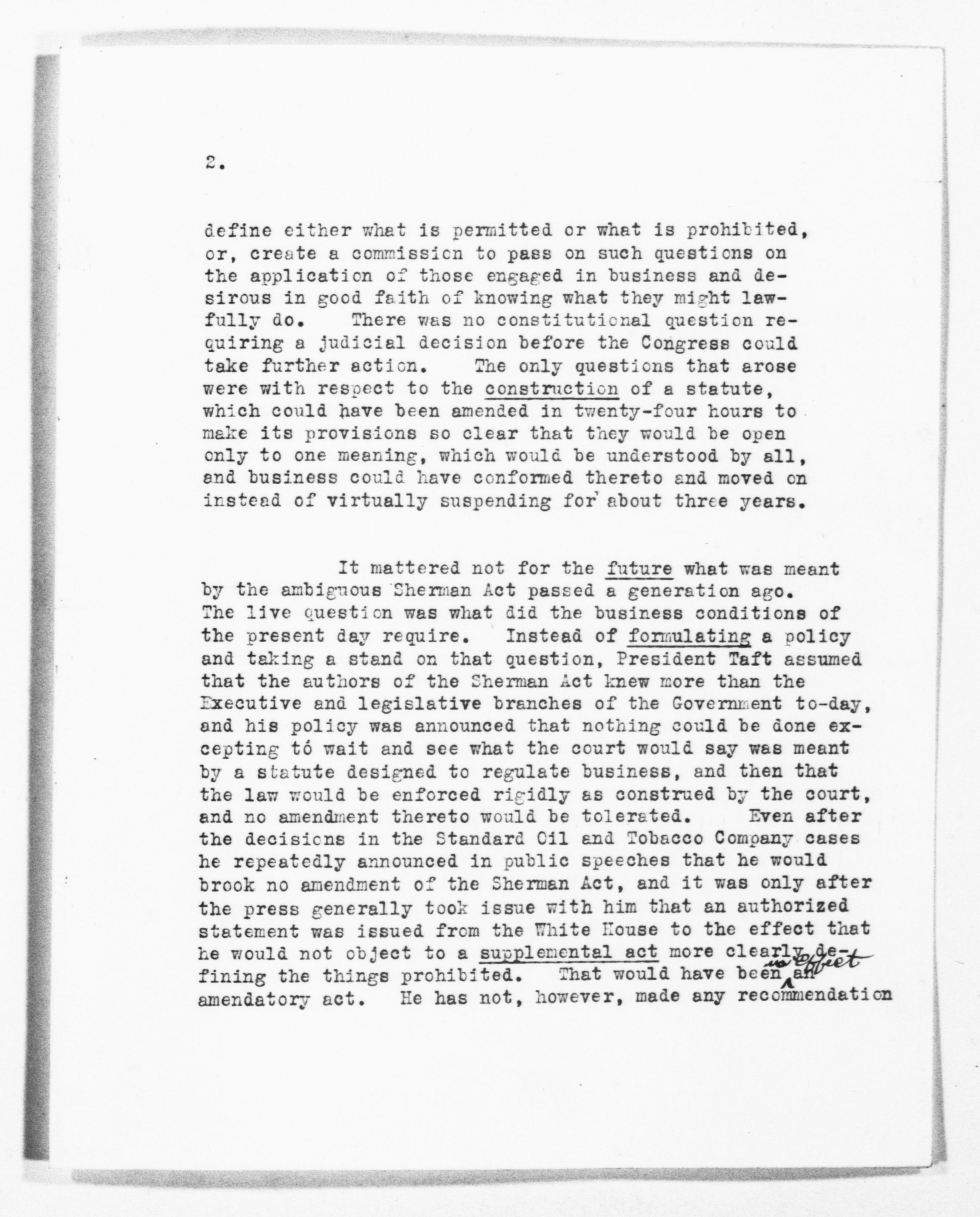 Scanned image of the current content page