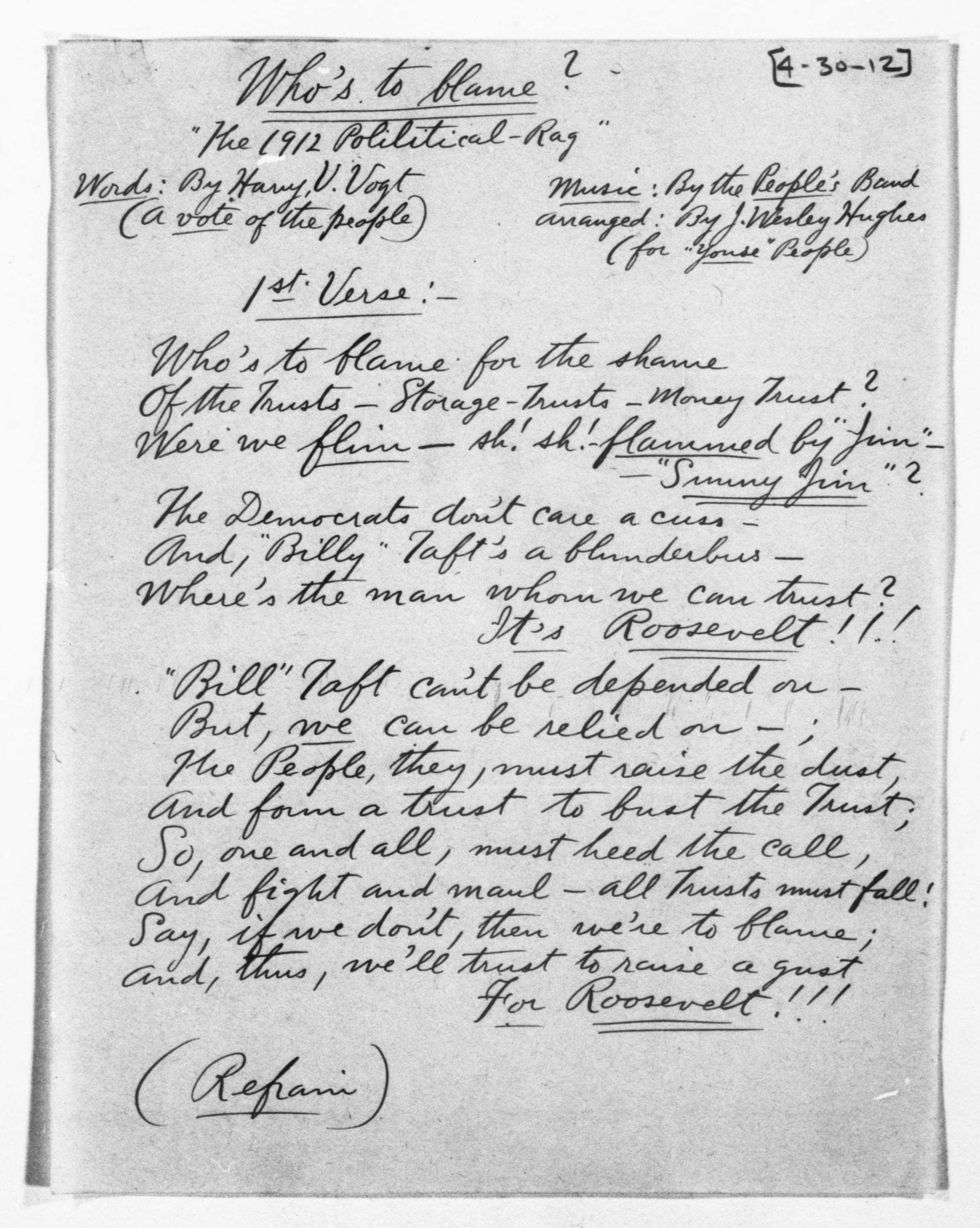 Scanned image of the current content page