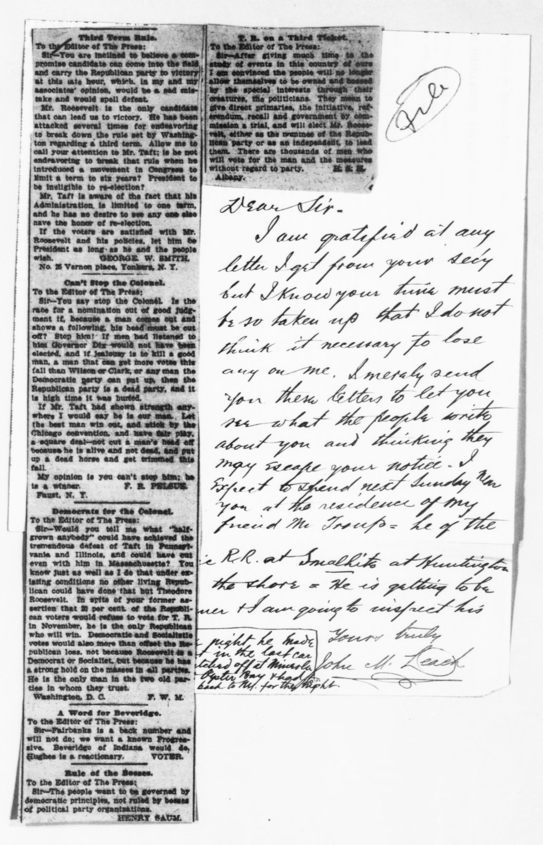 Scanned image of the current content page