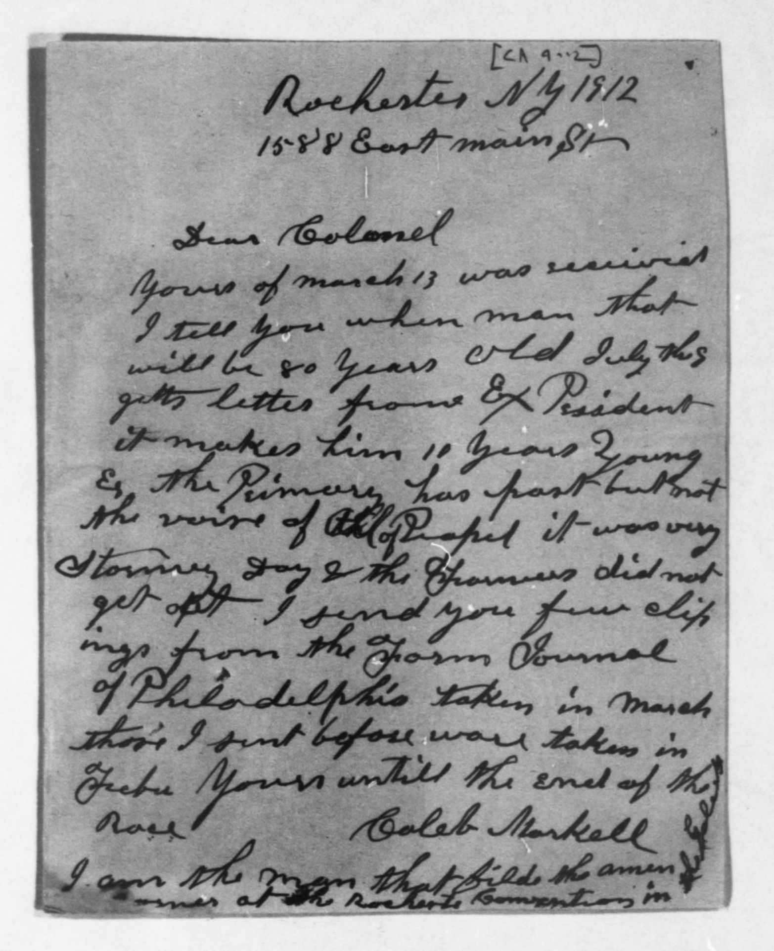 Scanned image of the current content page