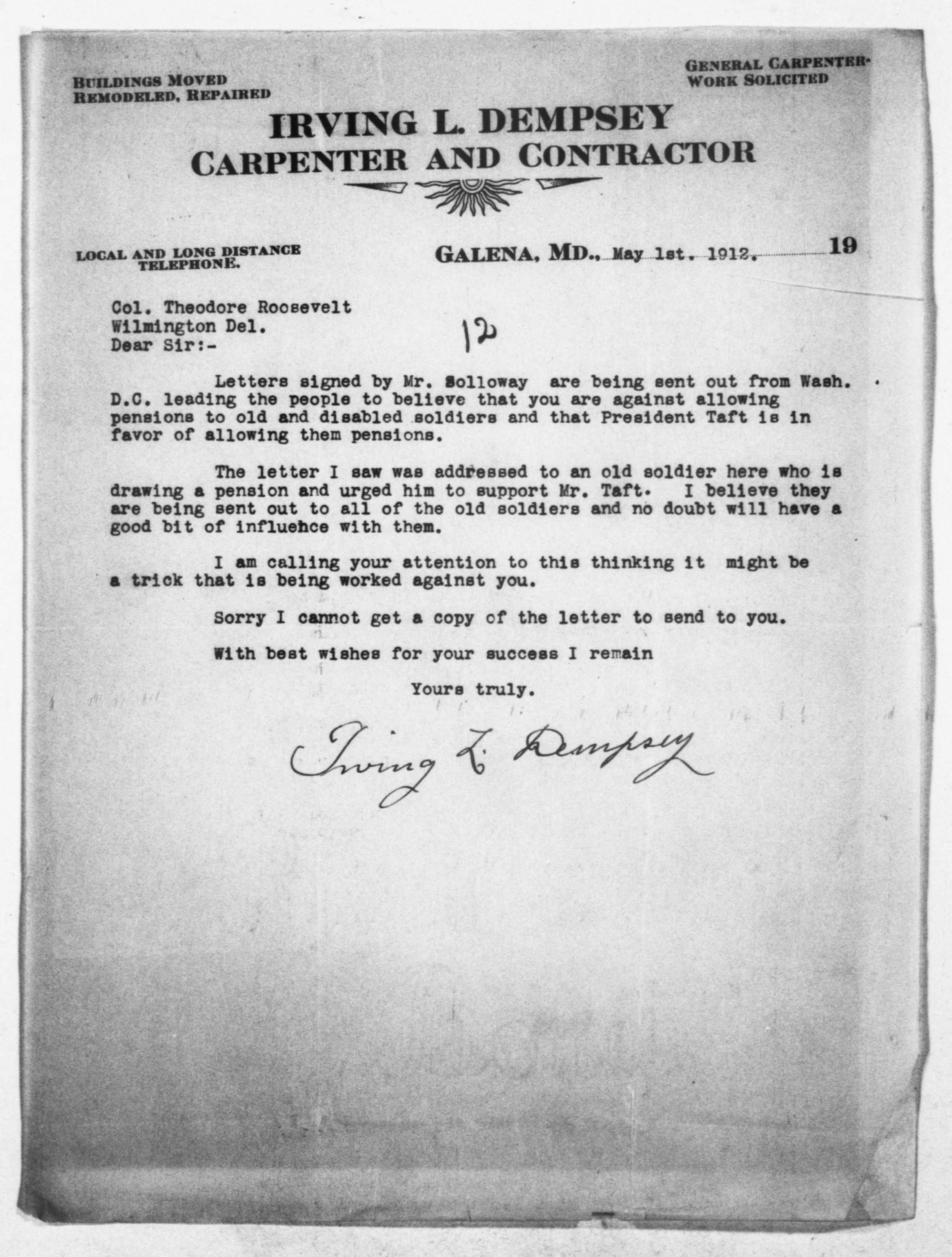 Scanned image of the current content page