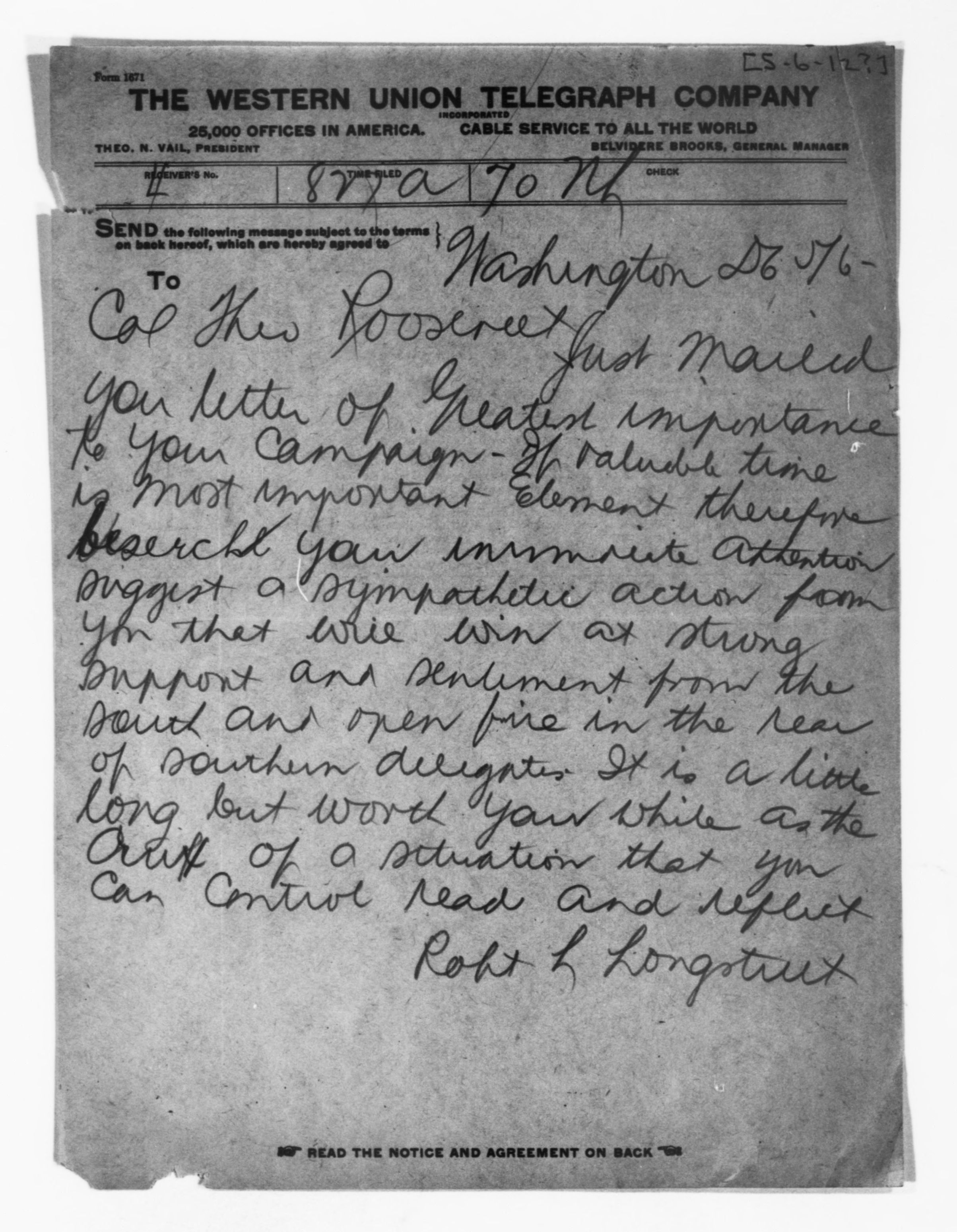 Scanned image of the current content page