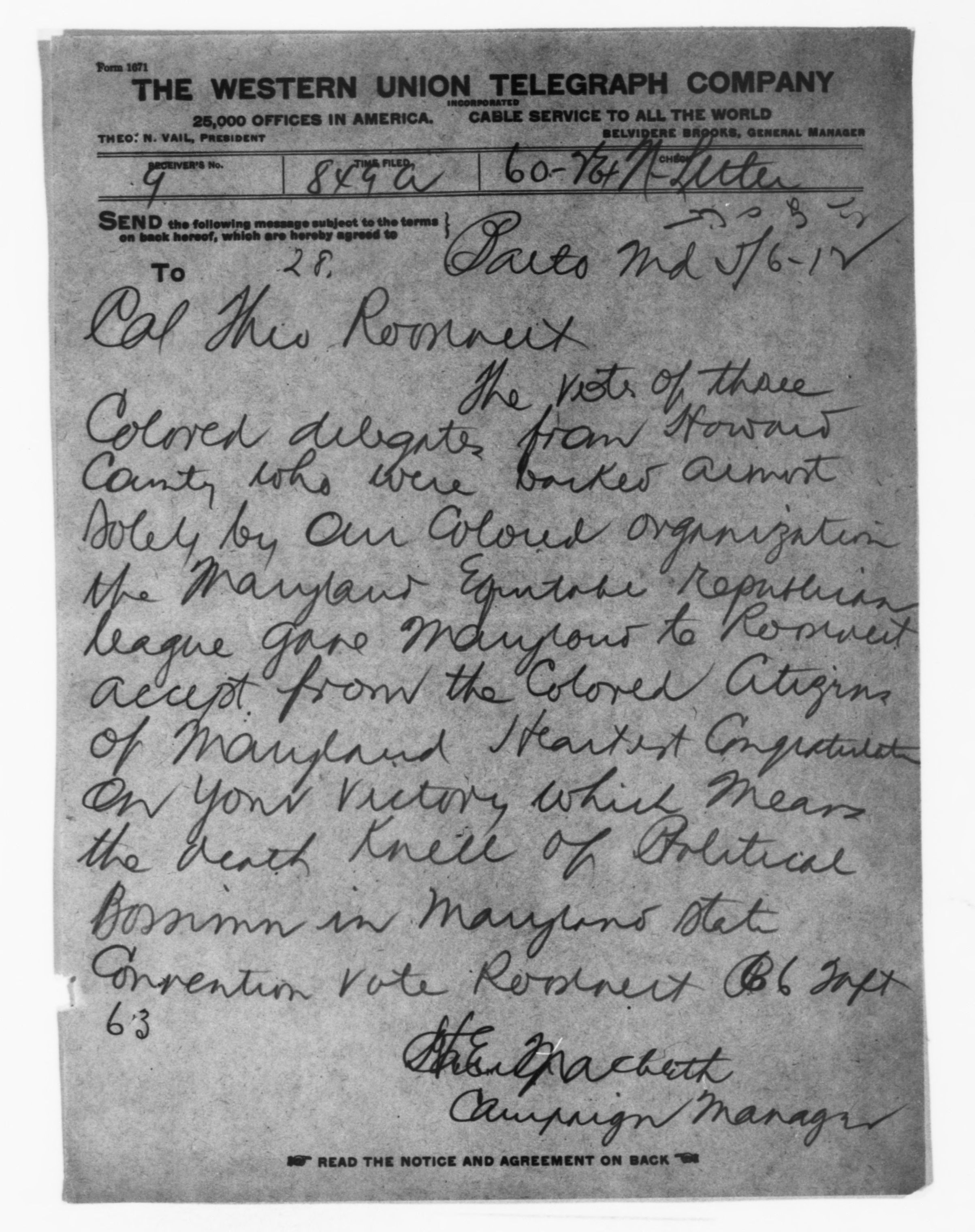 Scanned image of the current content page