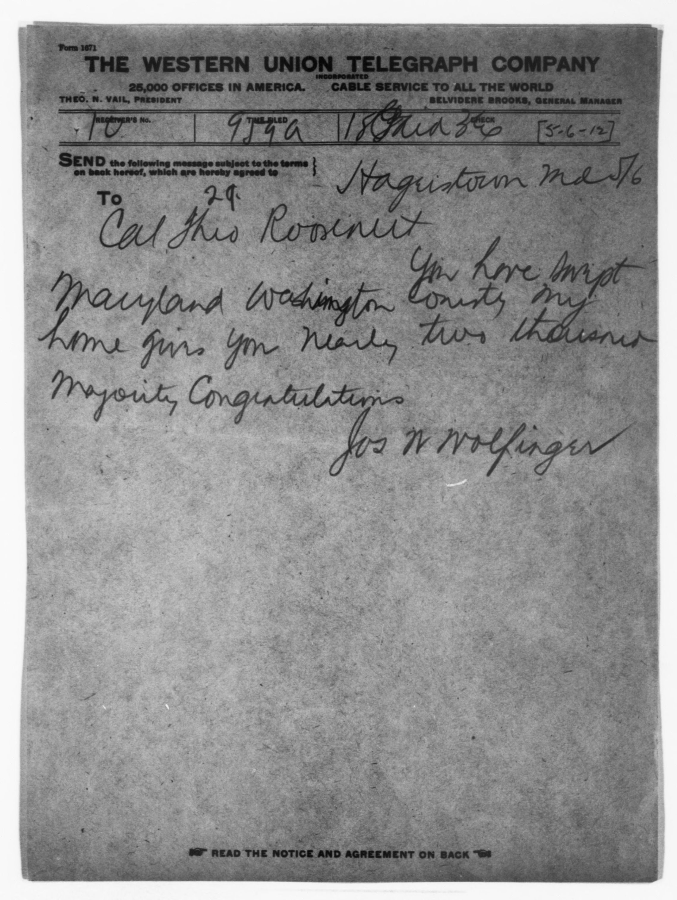 Scanned image of the current content page