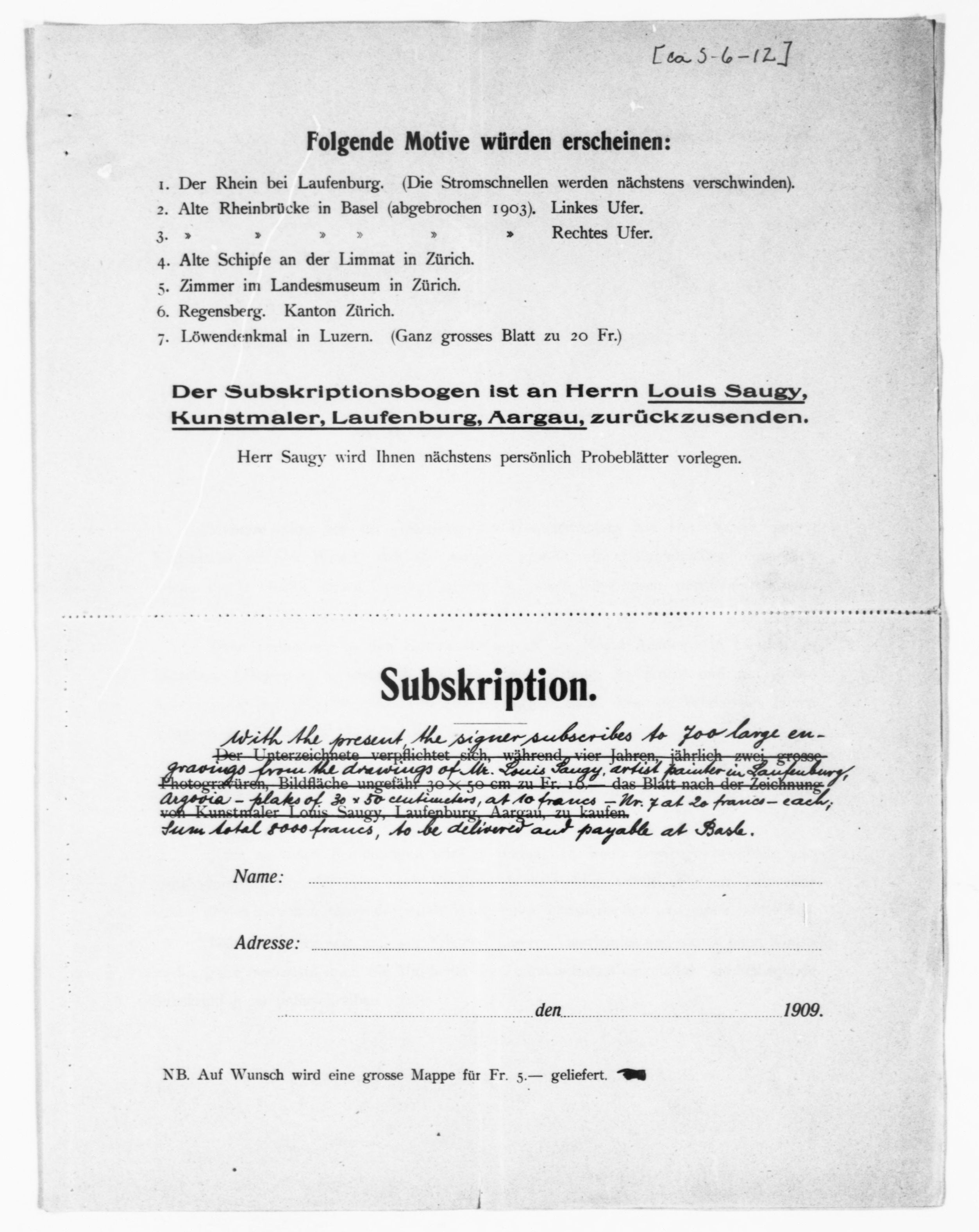 Scanned image of the current content page