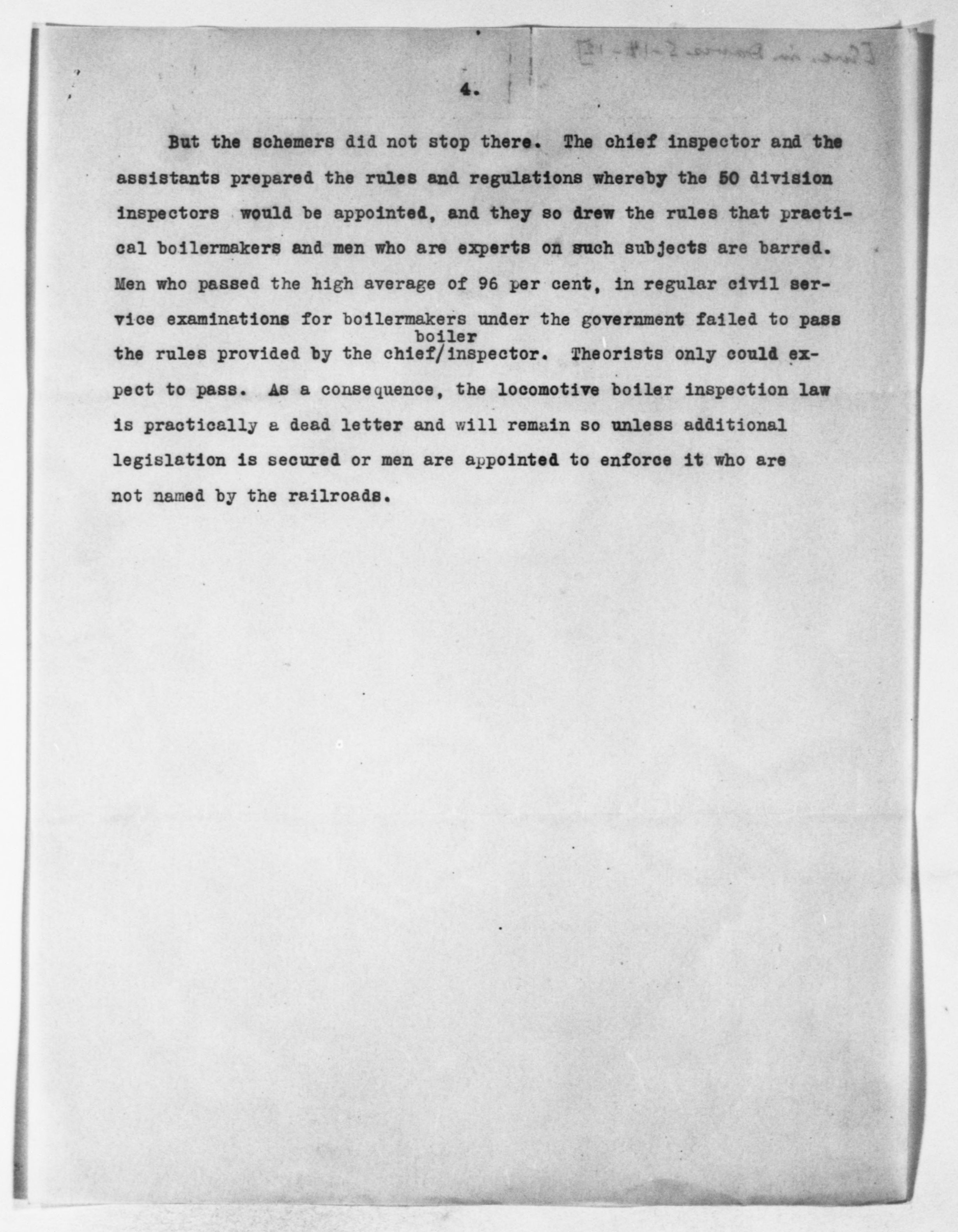 Scanned image of the current content page