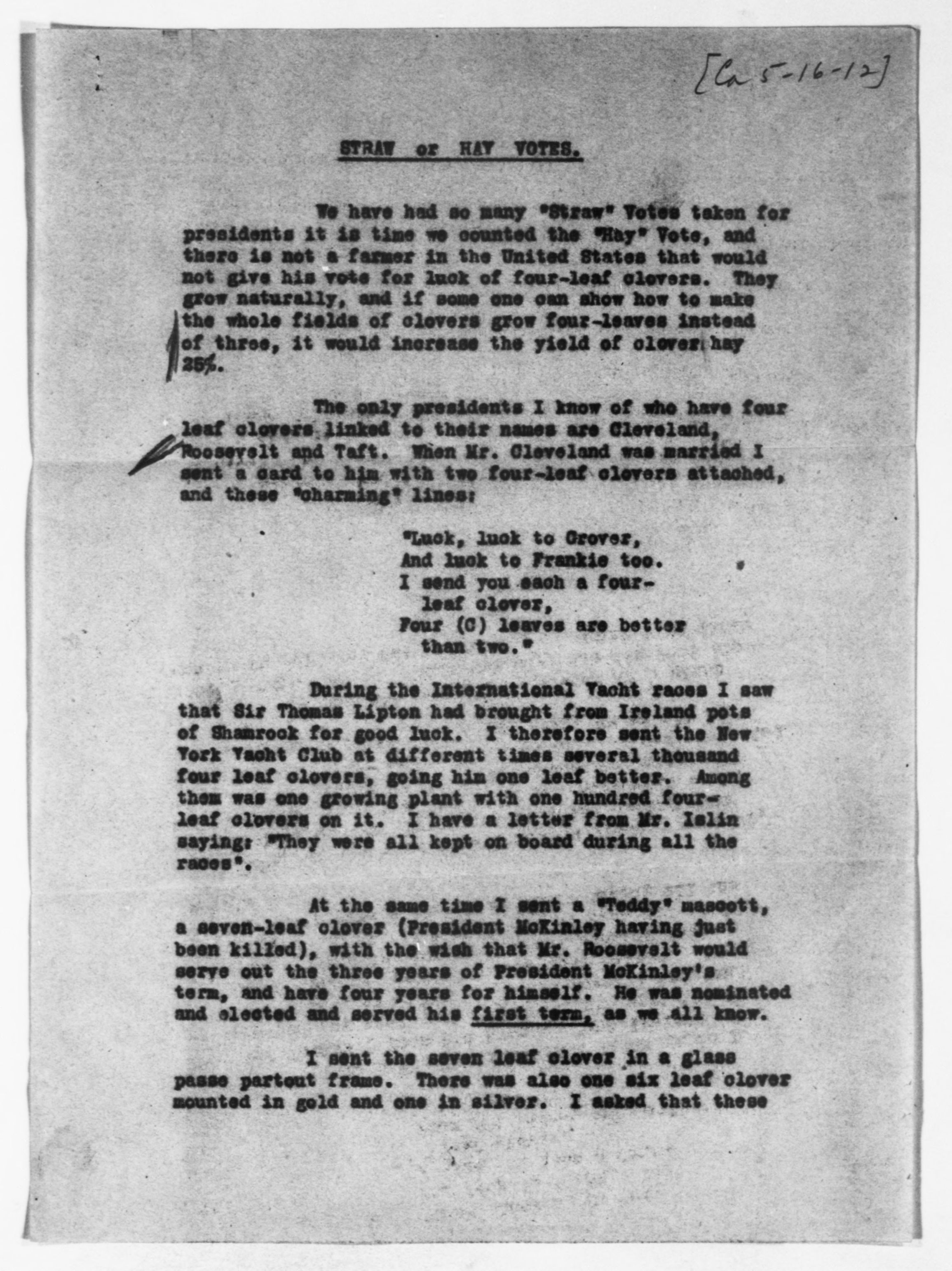 Scanned image of the current content page