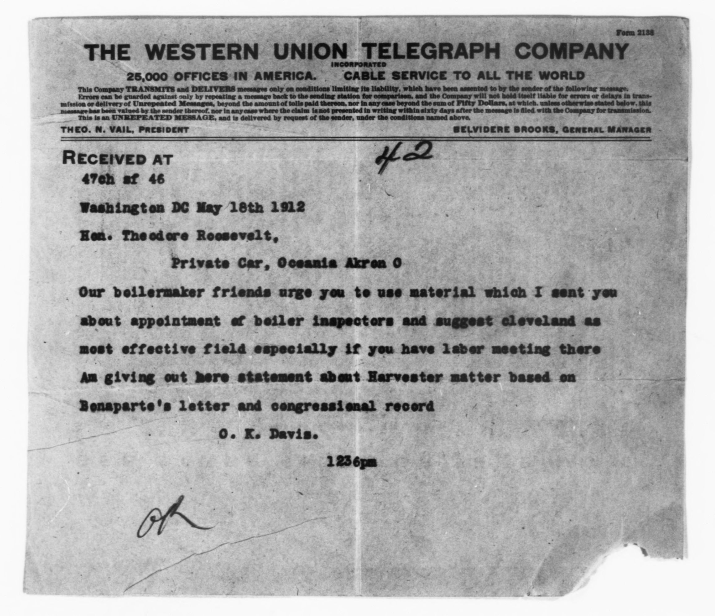 Scanned image of the current content page