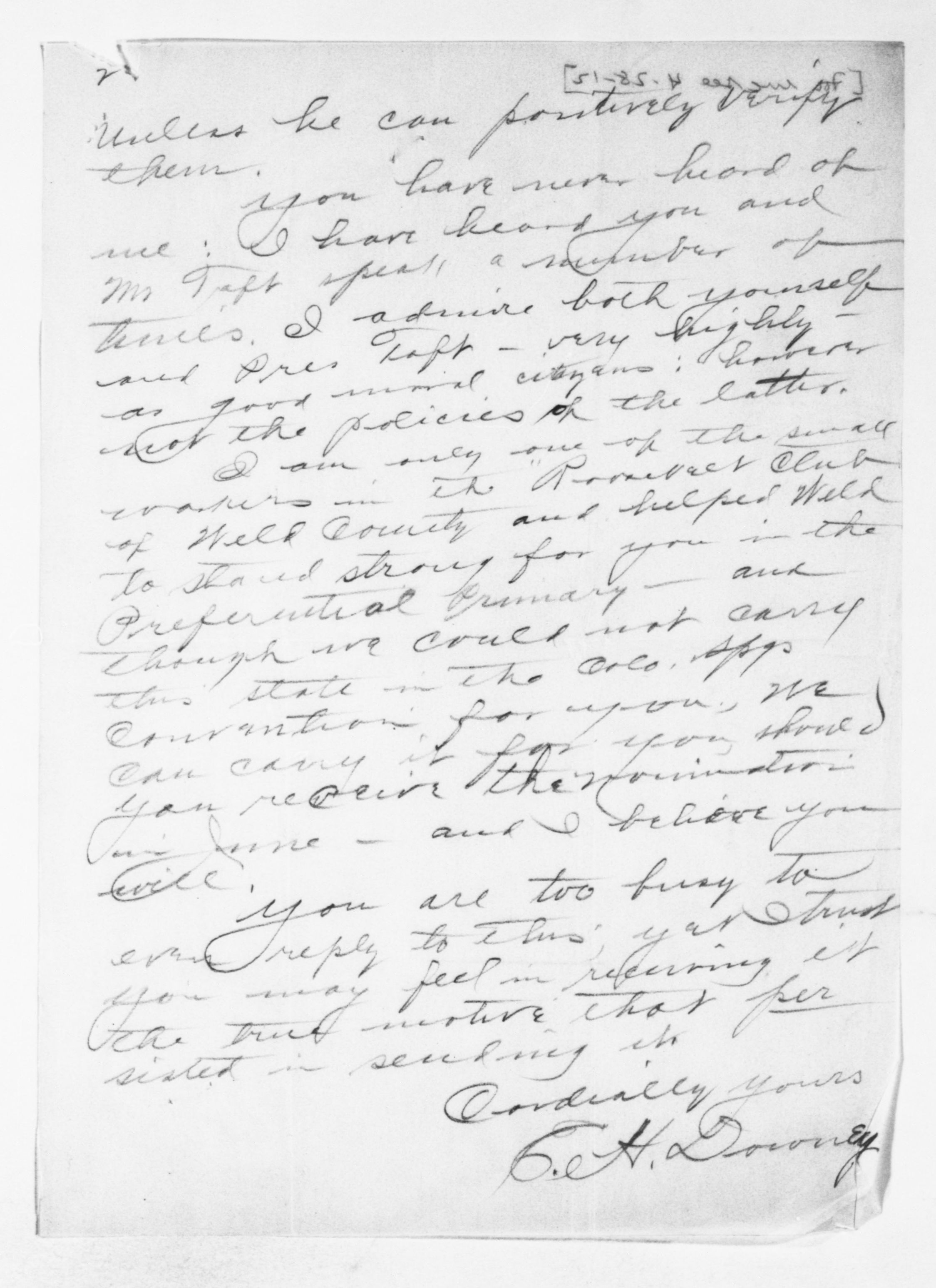 Scanned image of the current content page