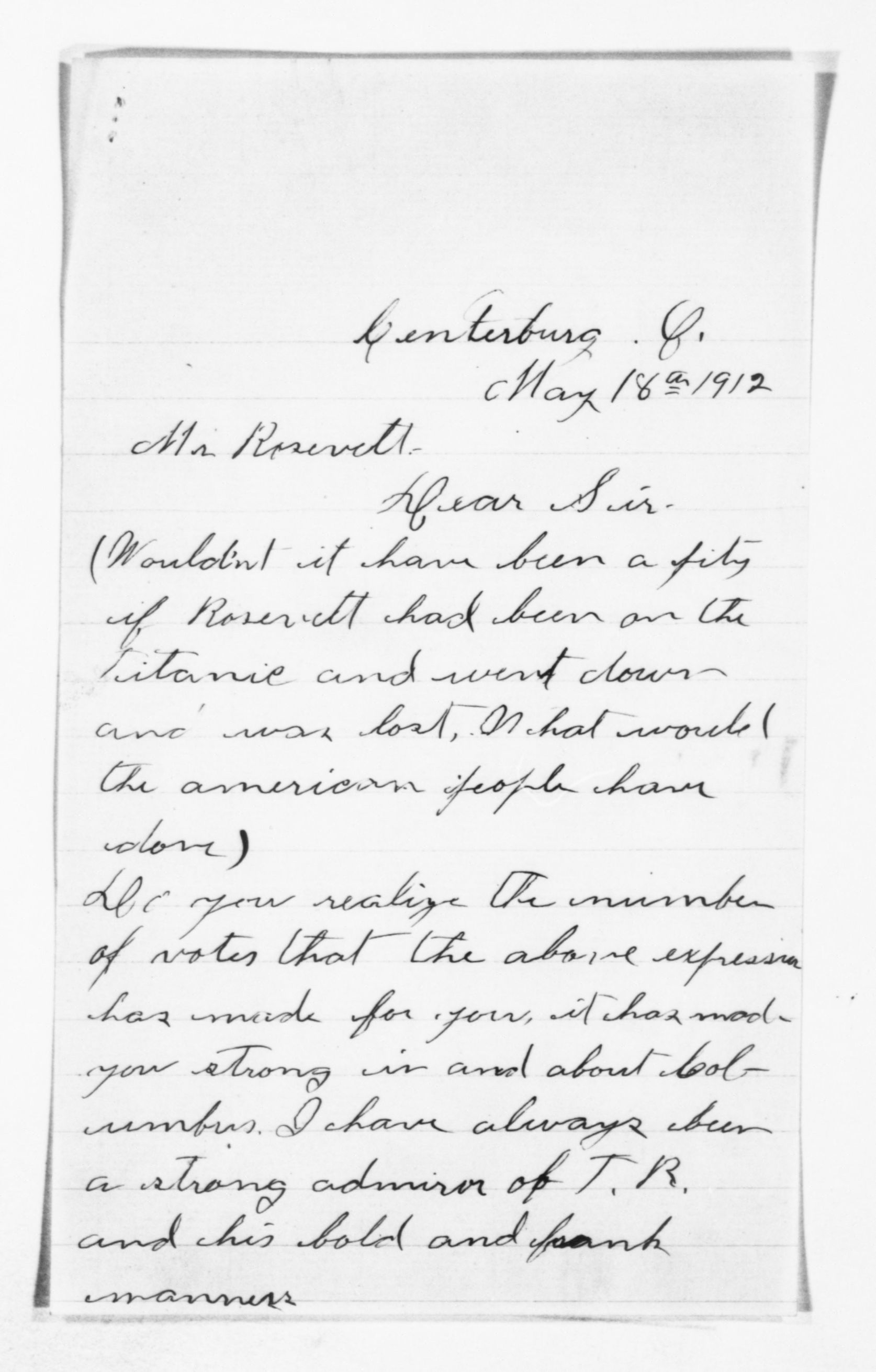 Scanned image of the current content page