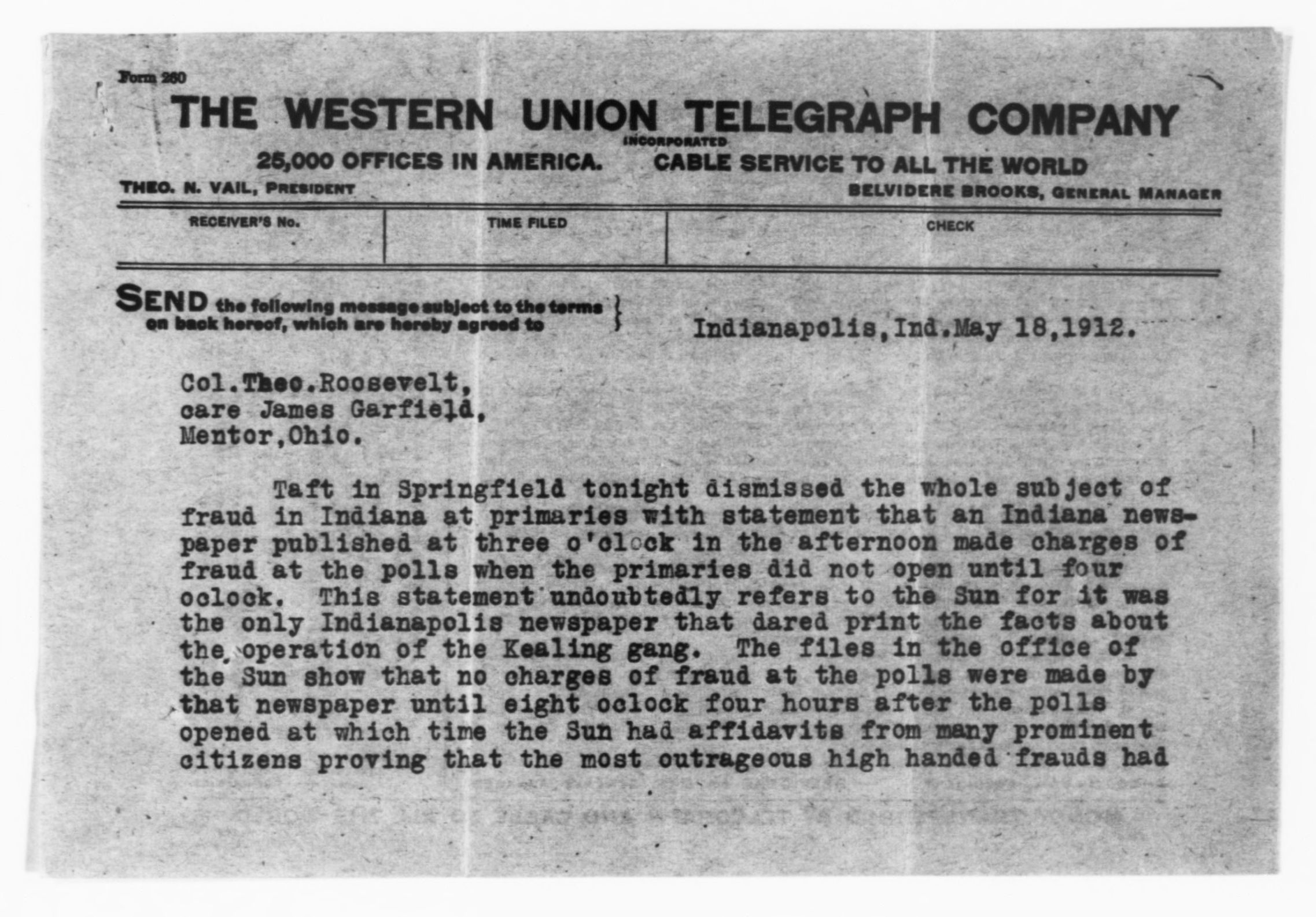 Scanned image of the current content page