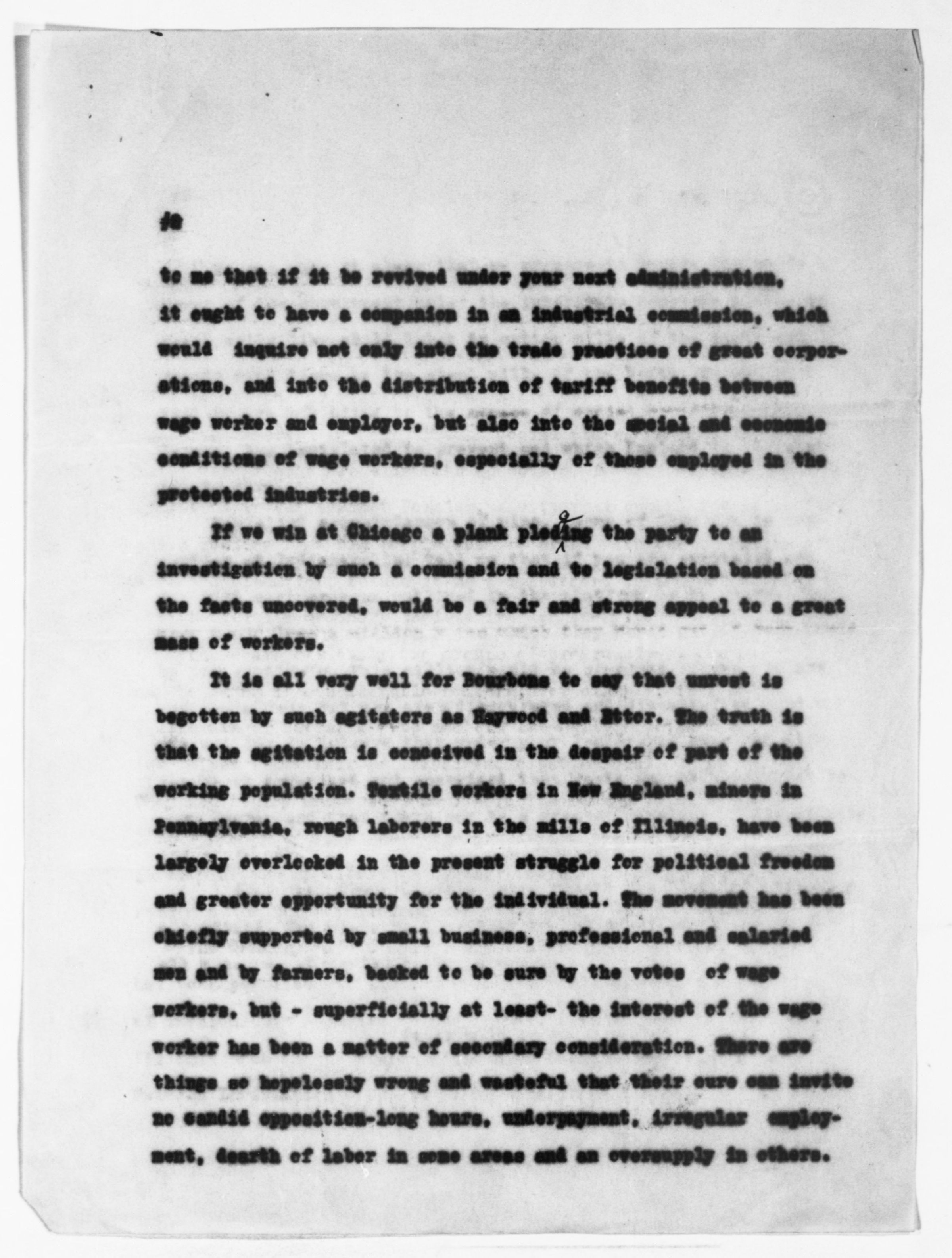 Scanned image of the current content page