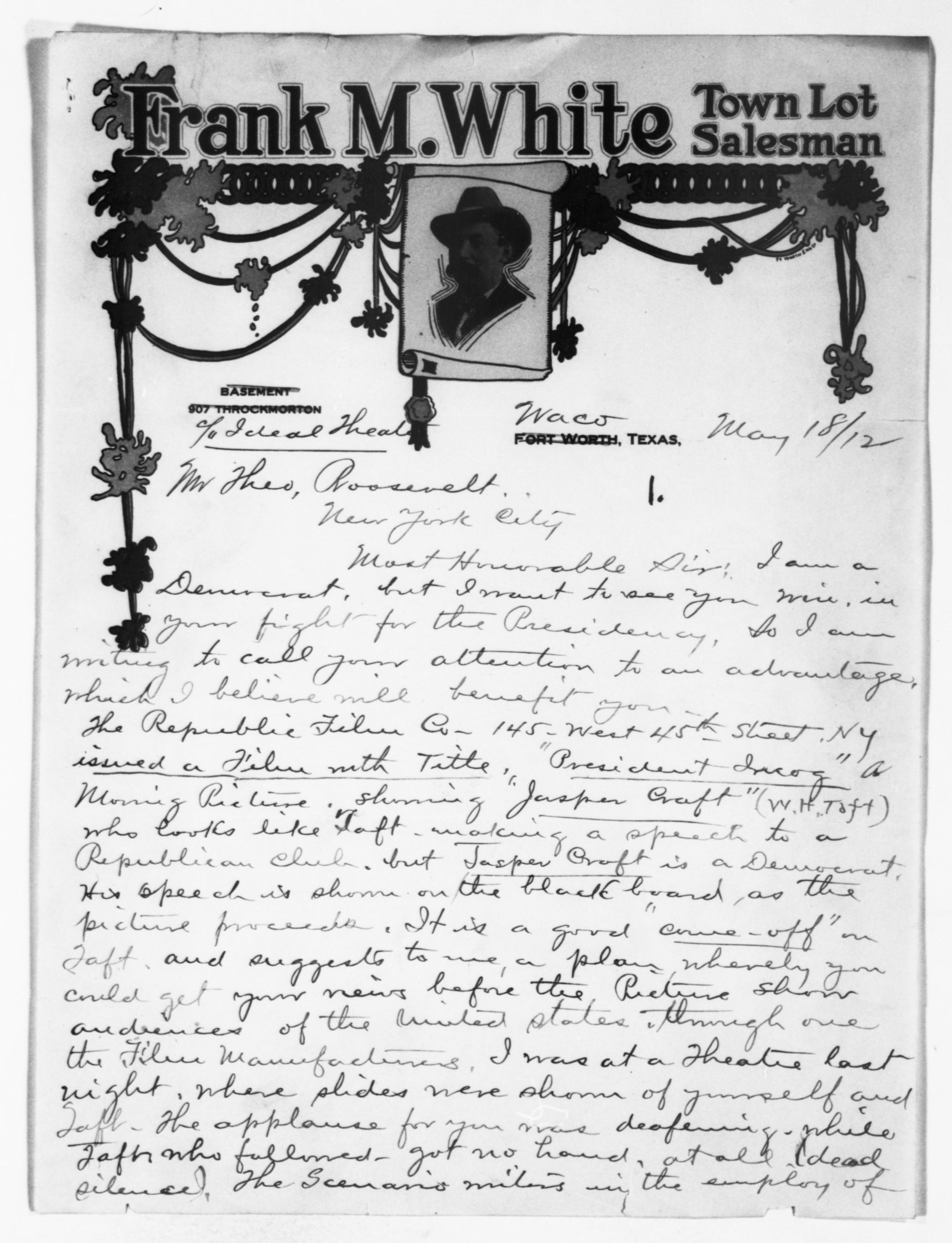 Scanned image of the current content page