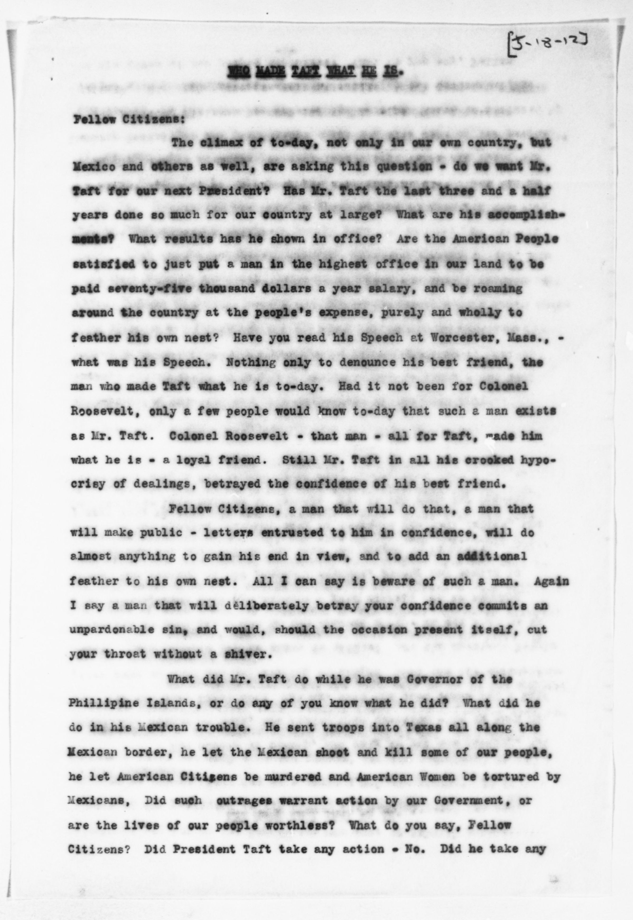 Scanned image of the current content page