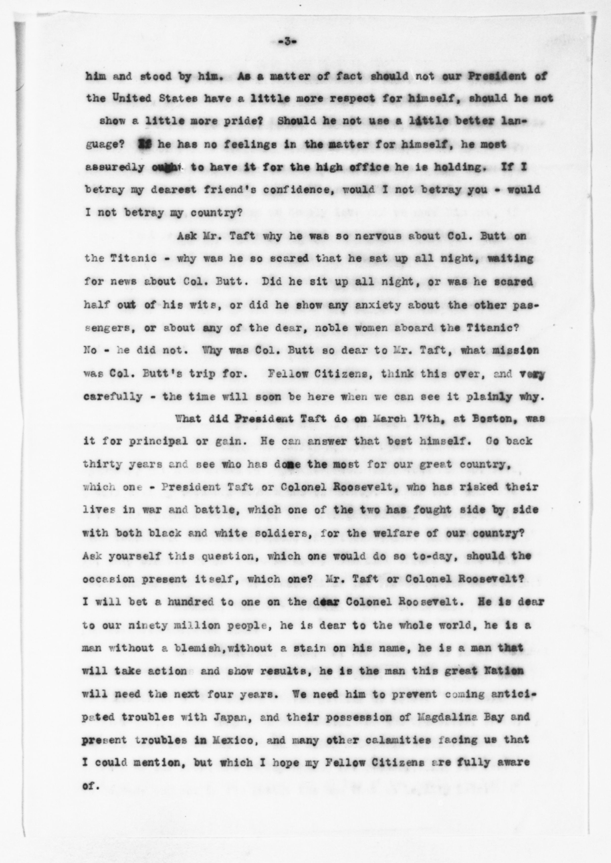 Scanned image of the current content page