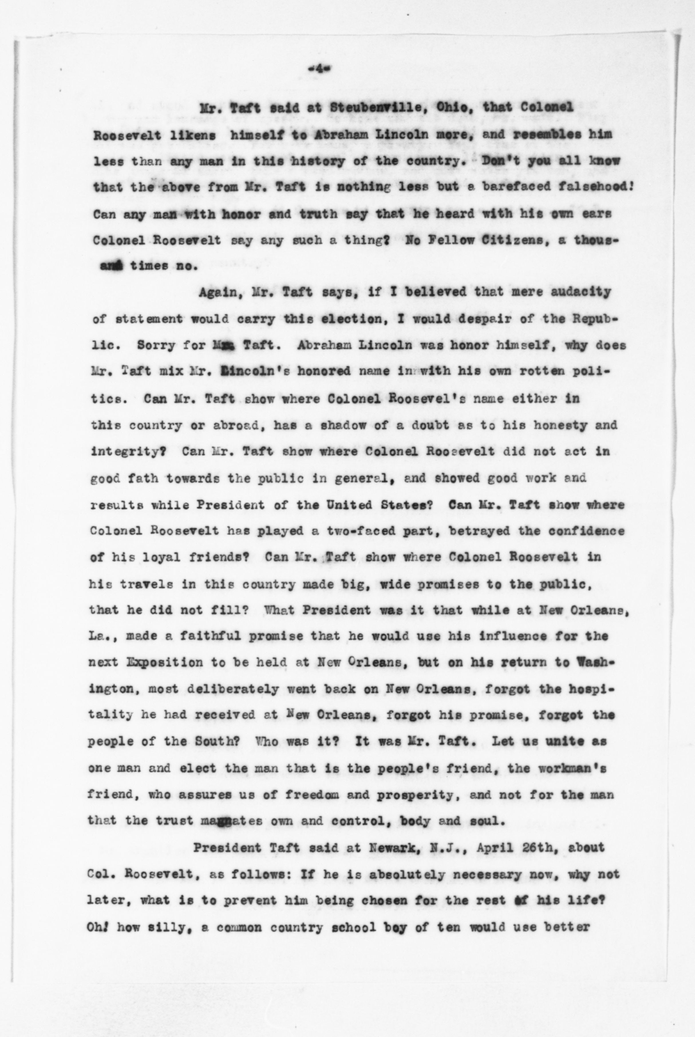 Scanned image of the current content page