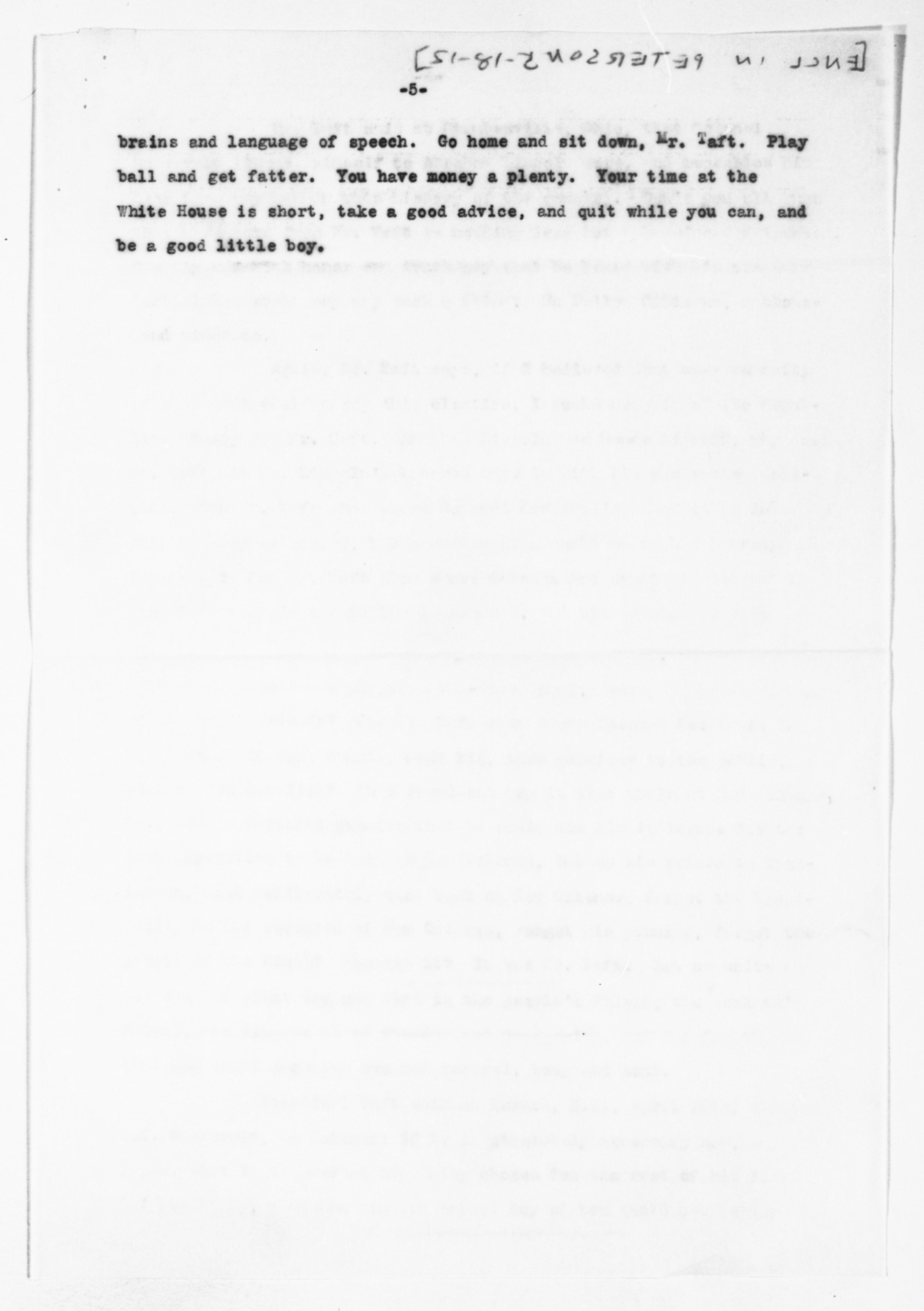 Scanned image of the current content page