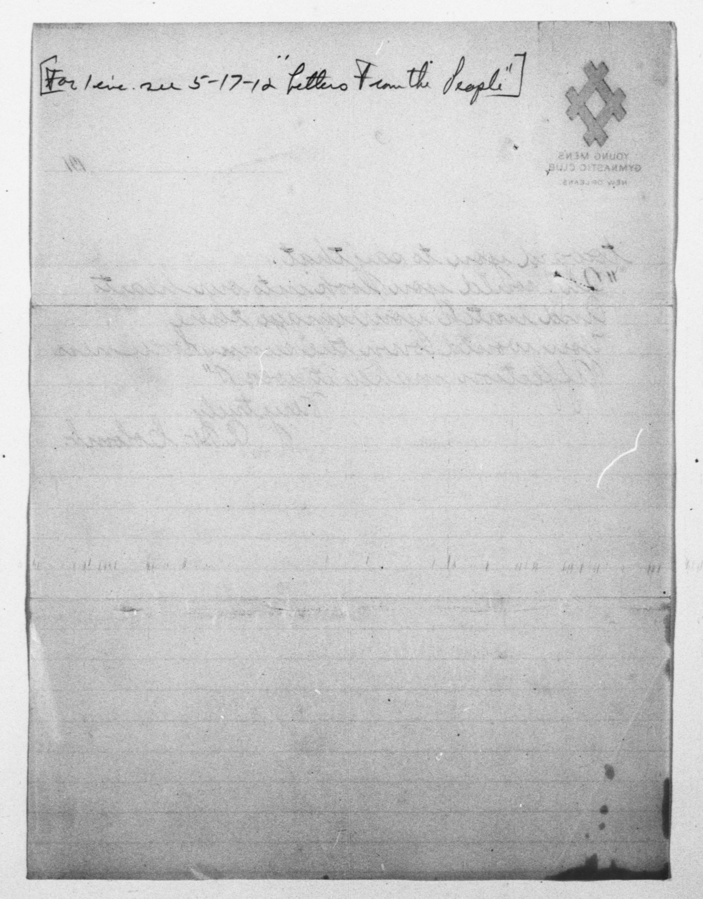 Scanned image of the current content page