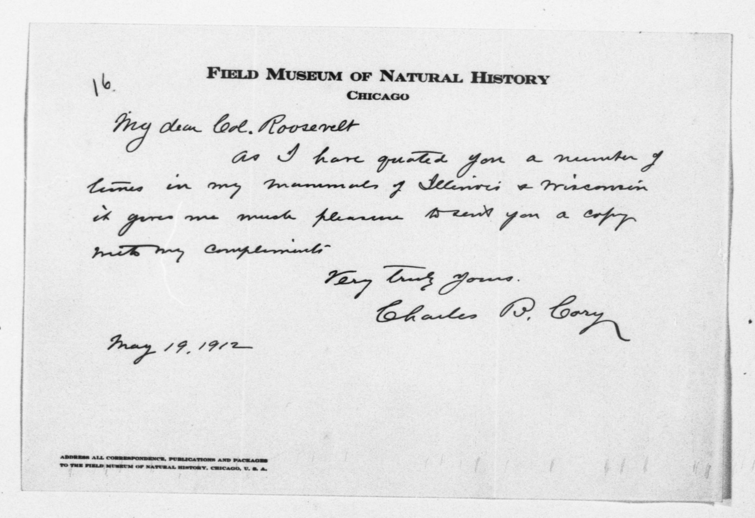 Scanned image of the current content page