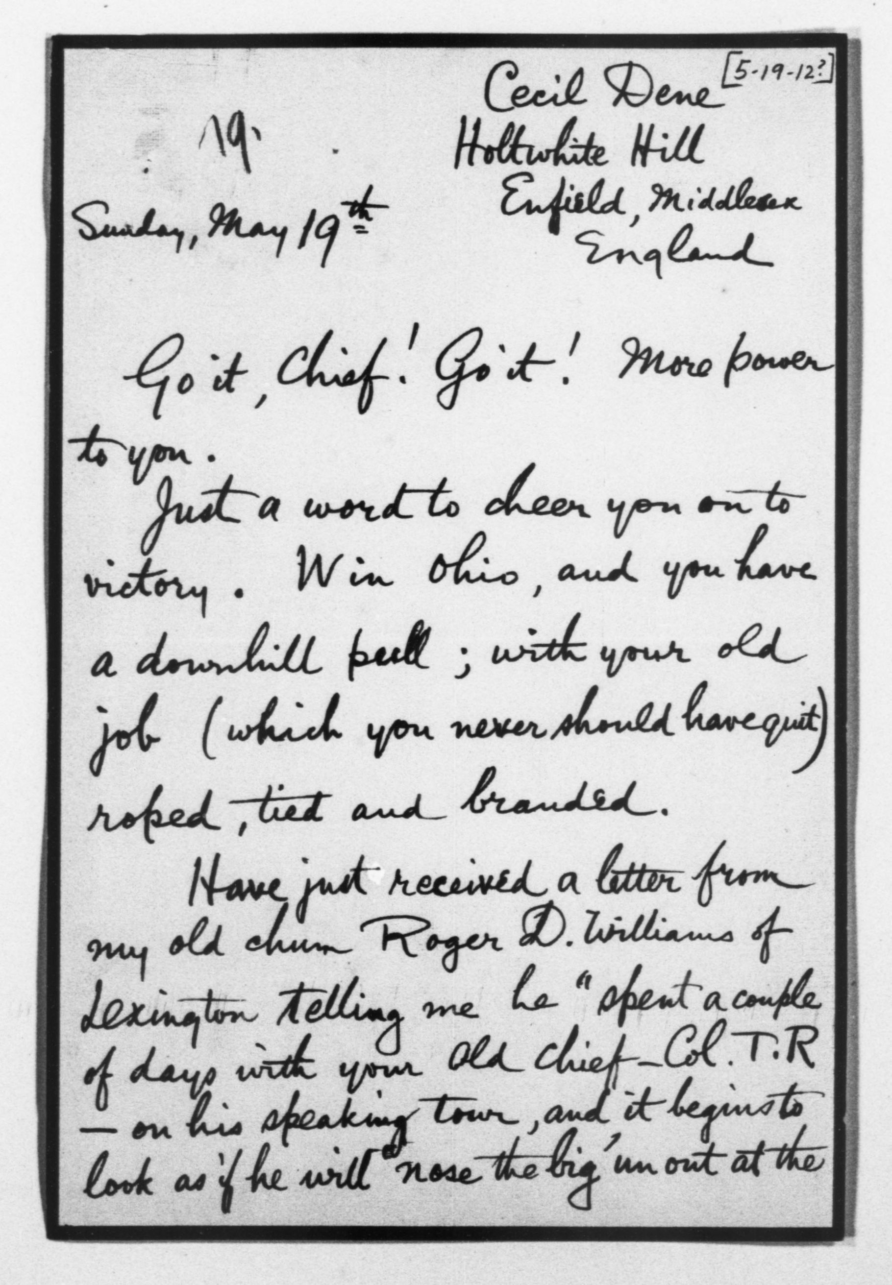 Scanned image of the current content page