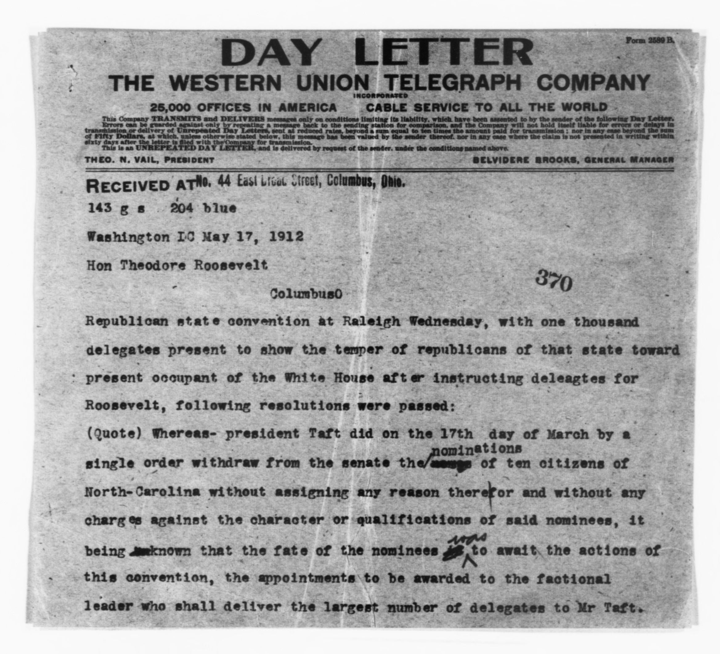 Scanned image of the current content page