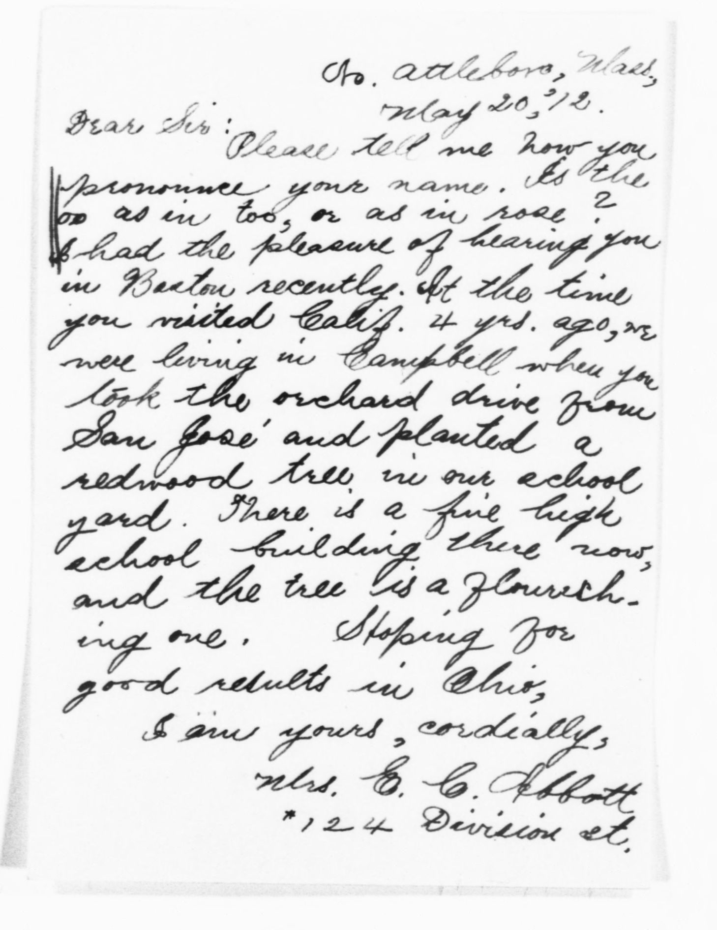 Scanned image of the current content page