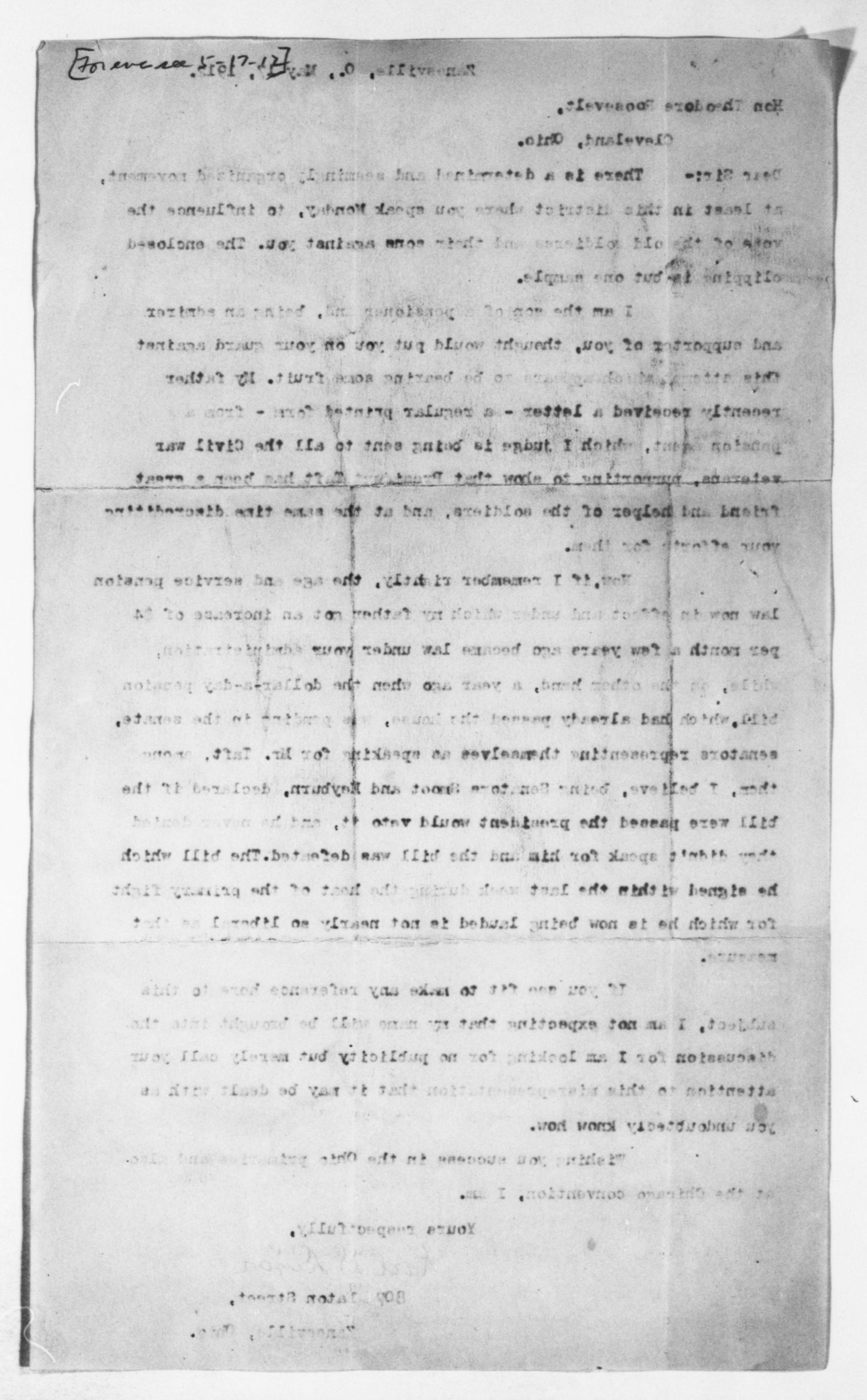 Scanned image of the current content page