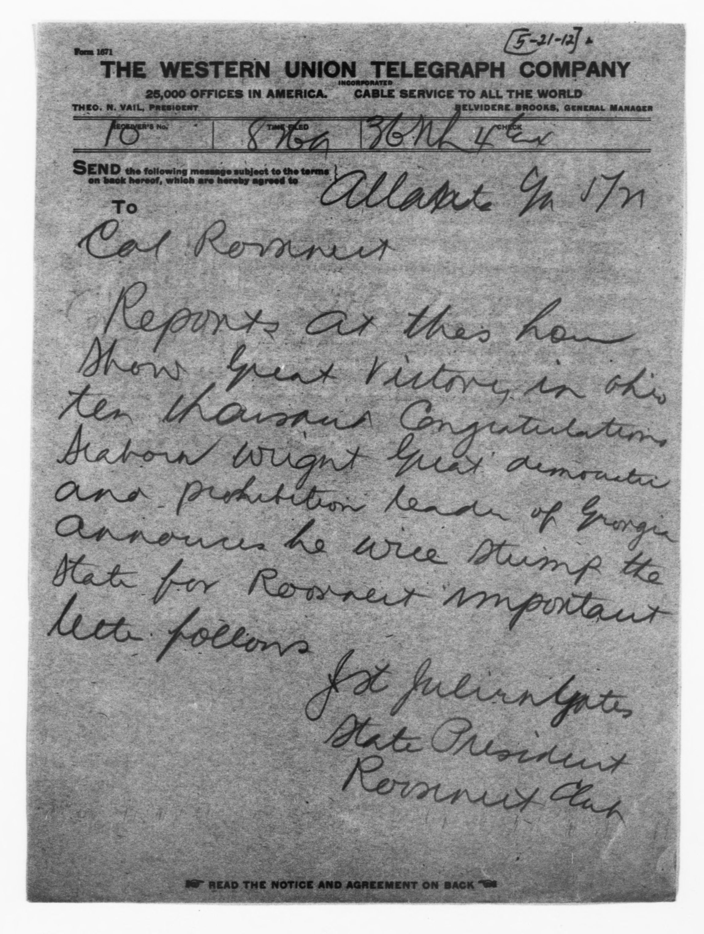 Scanned image of the current content page