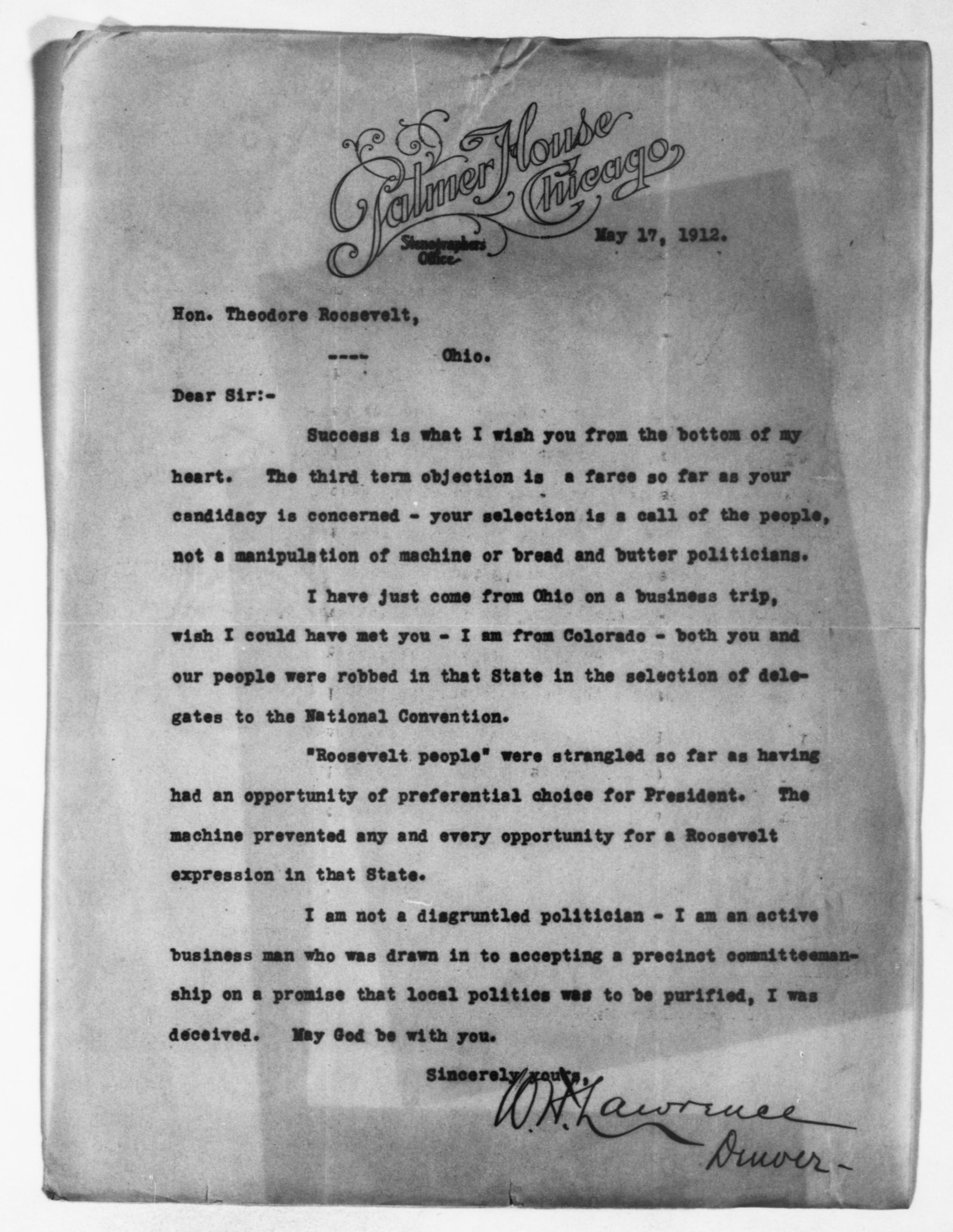 Scanned image of the current content page