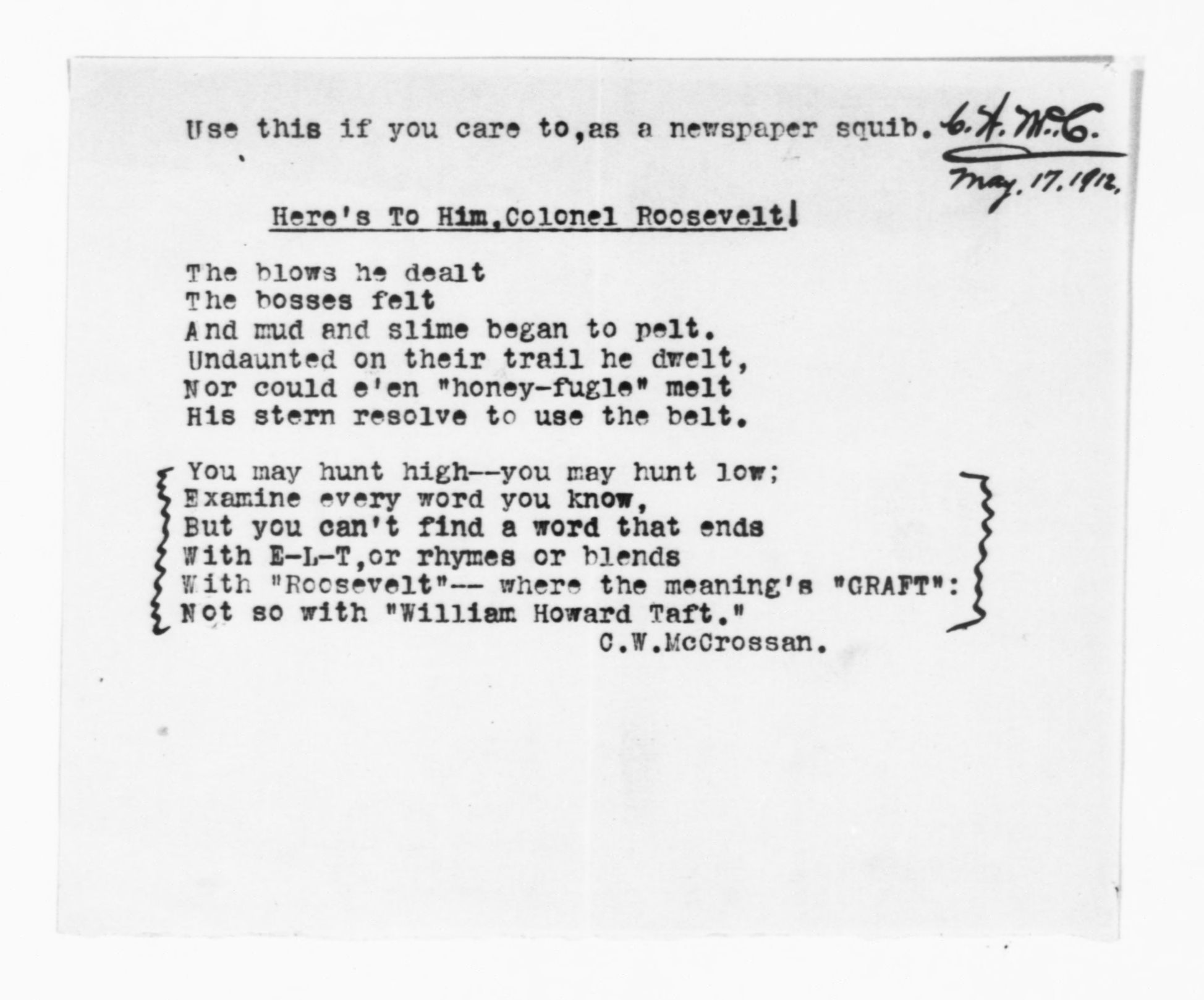 Scanned image of the current content page