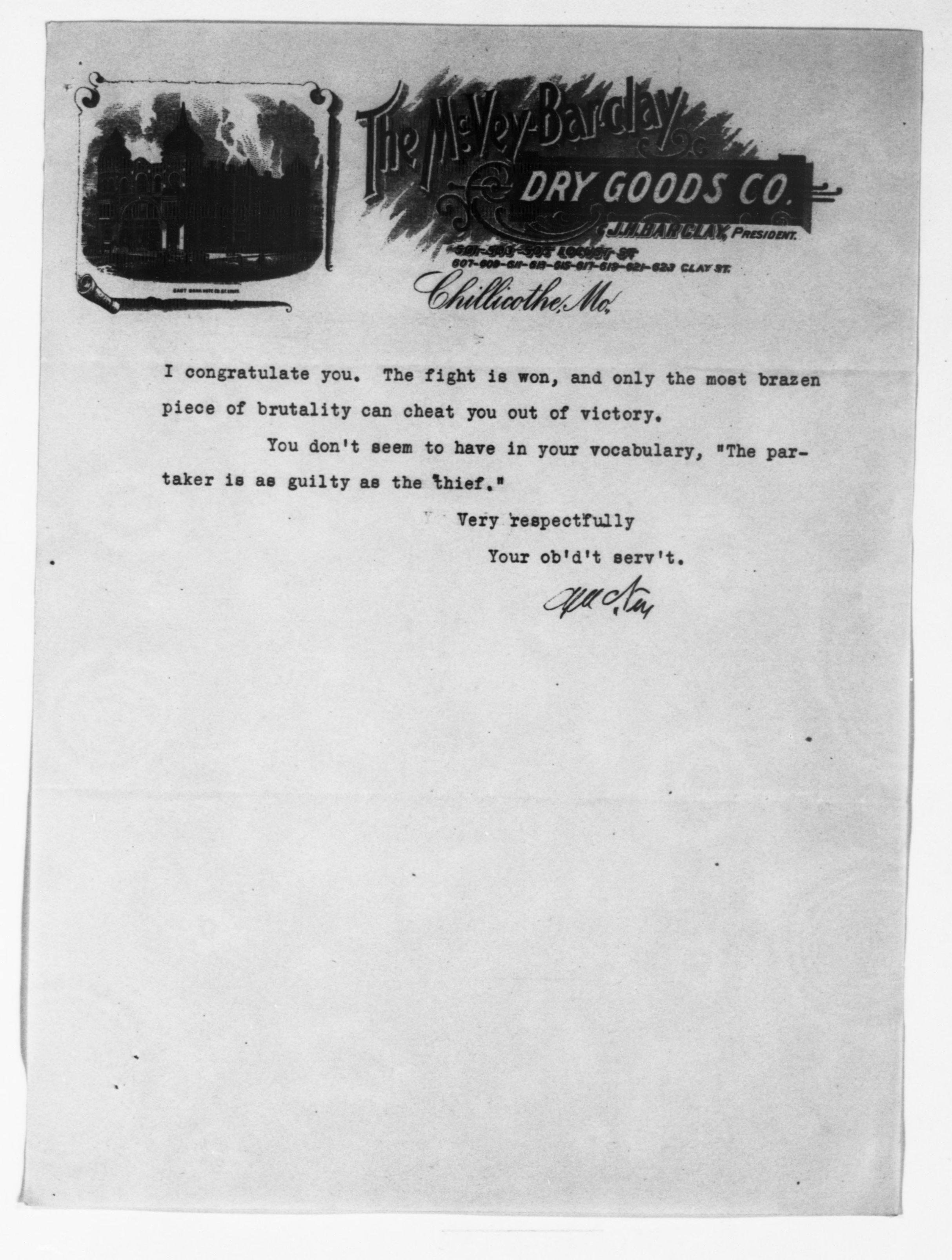 Scanned image of the current content page