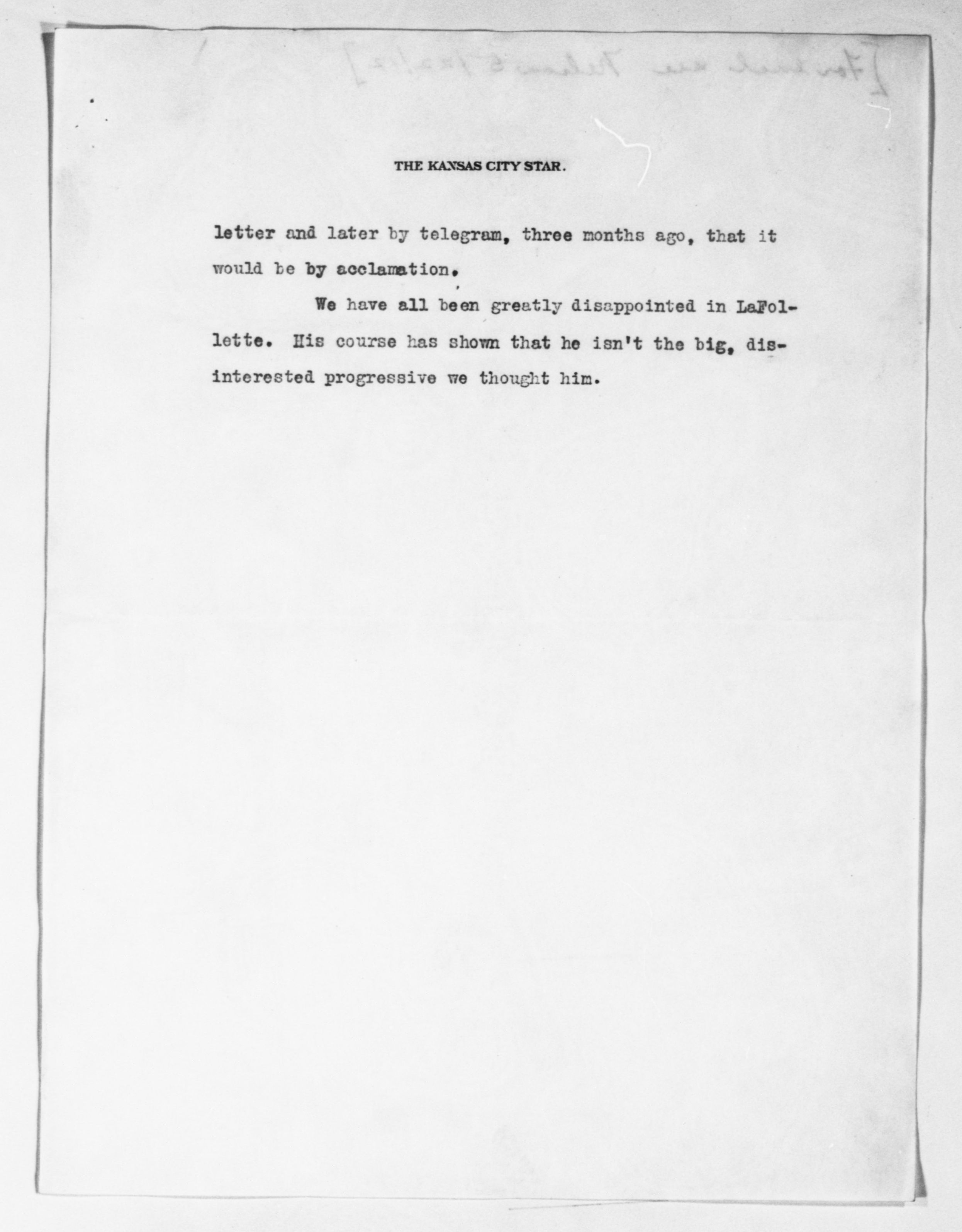 Scanned image of the current content page