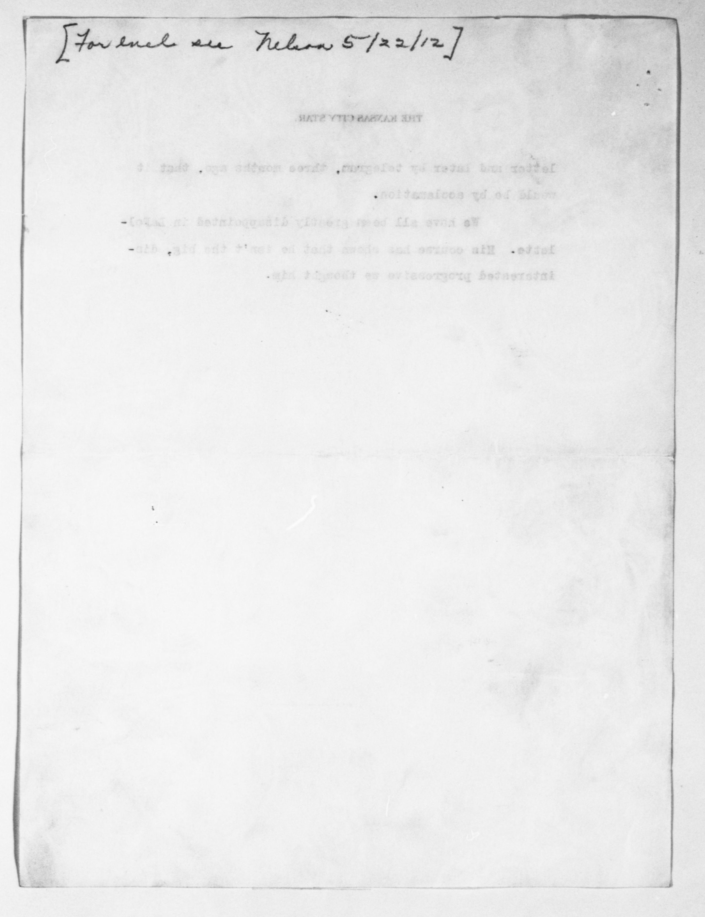 Scanned image of the current content page