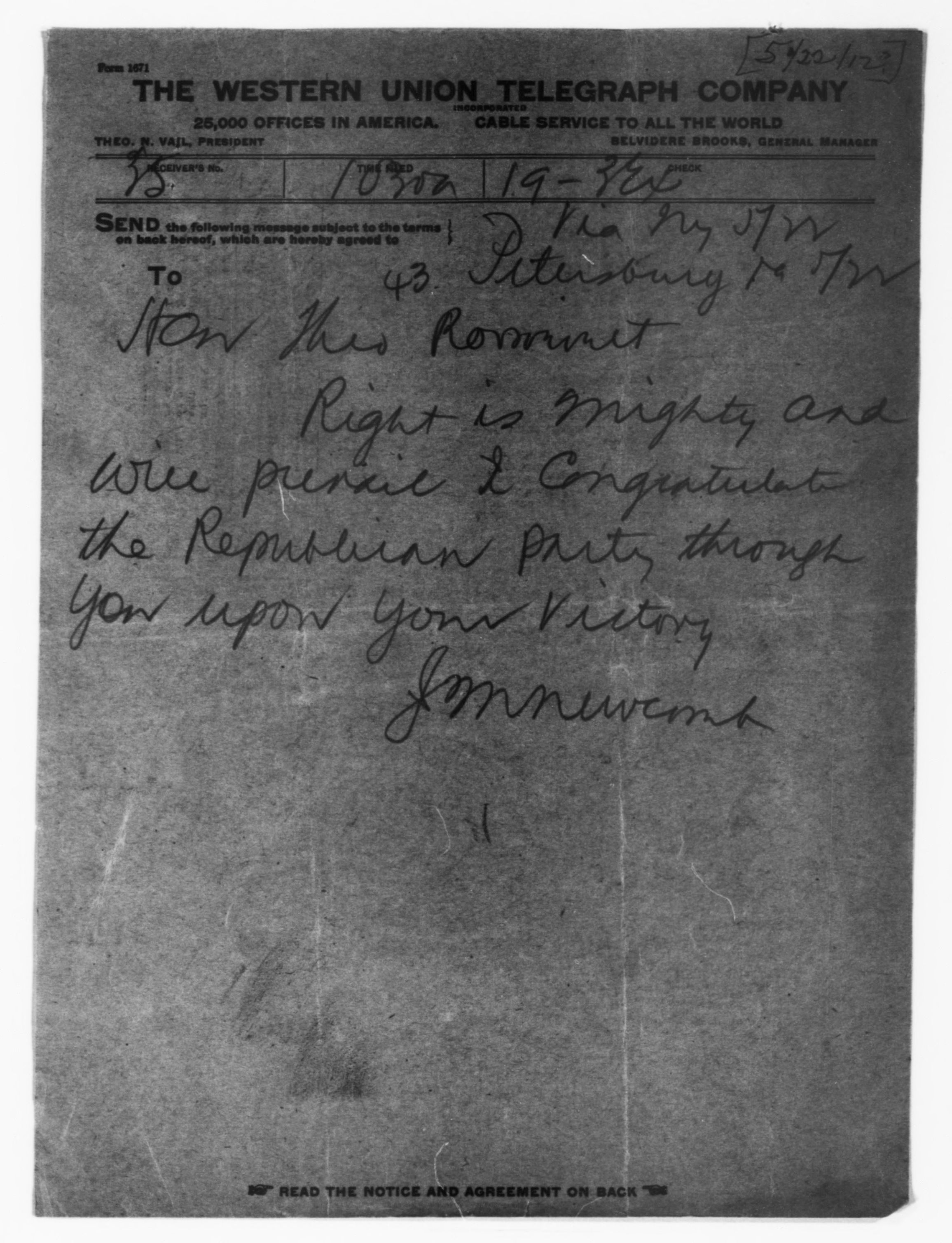 Scanned image of the current content page