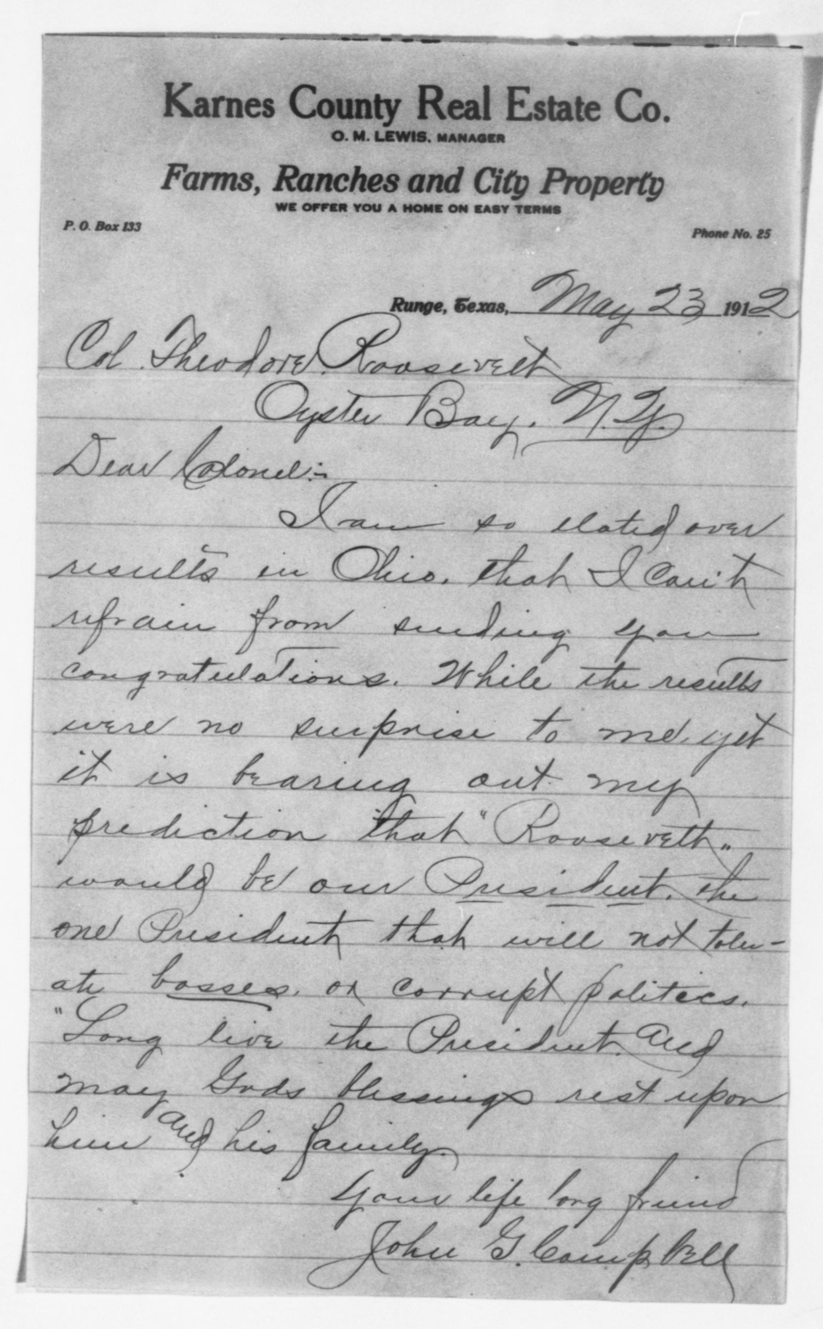 Scanned image of the current content page