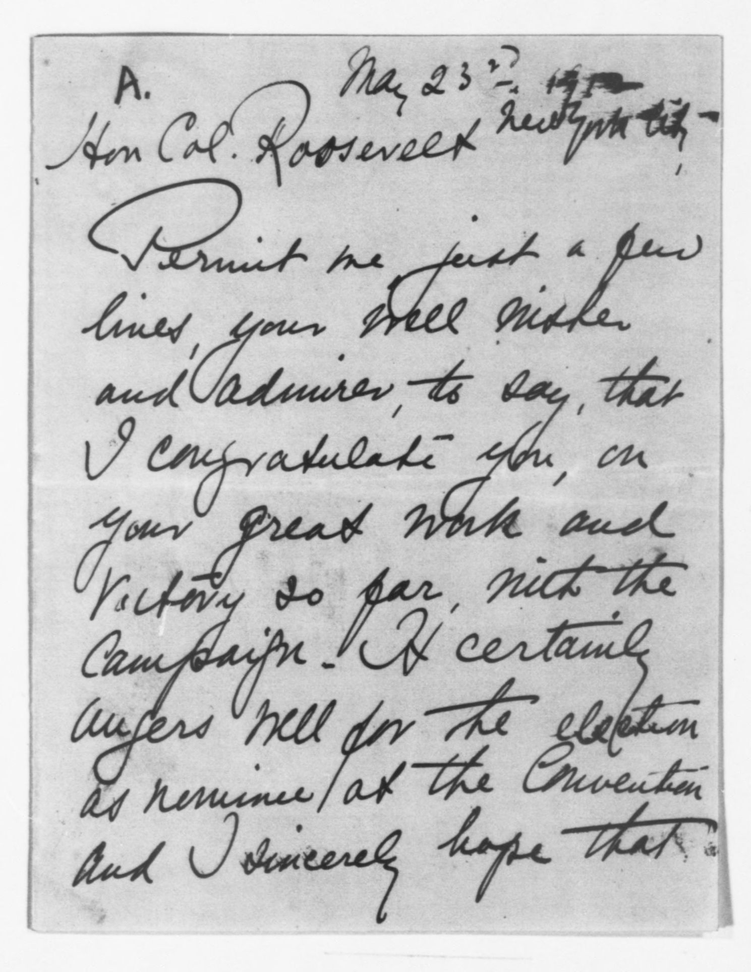 Scanned image of the current content page