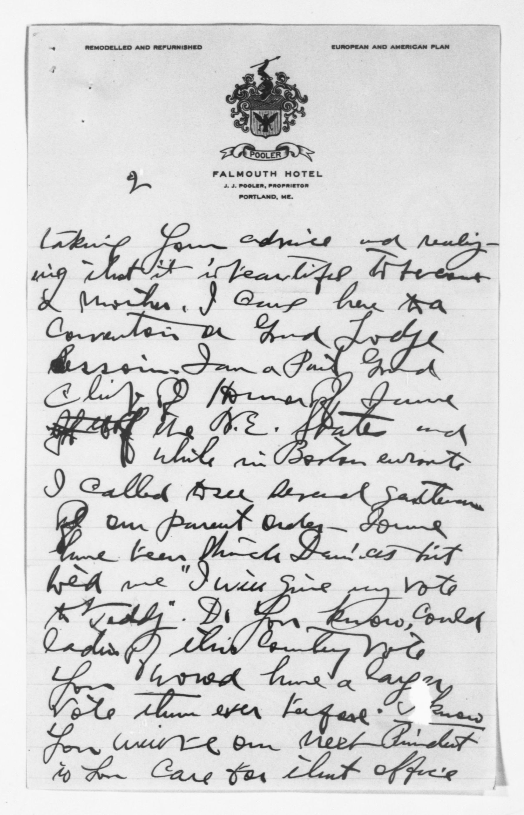 Scanned image of the current content page