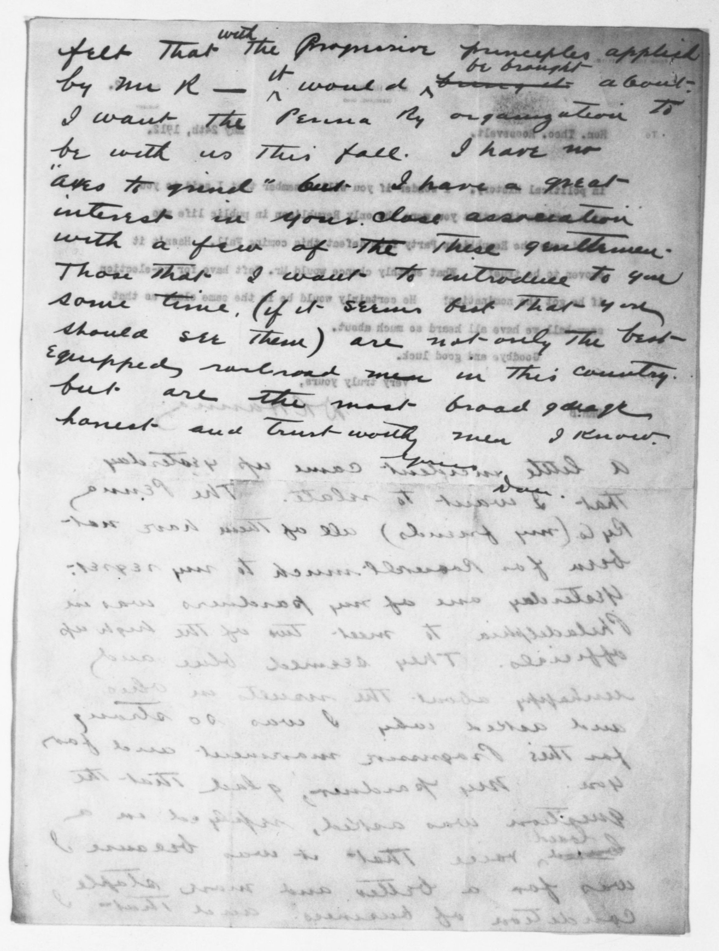 Scanned image of the current content page