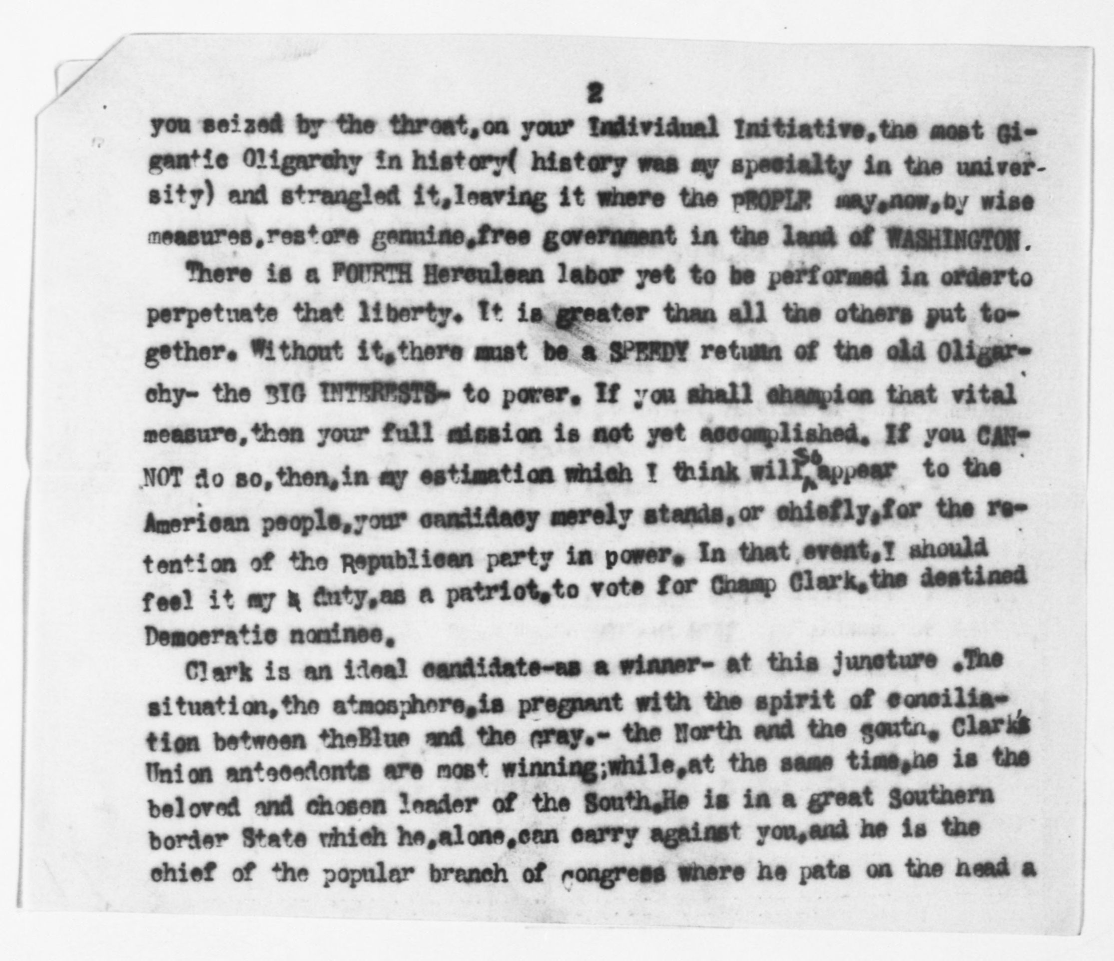 Scanned image of the current content page