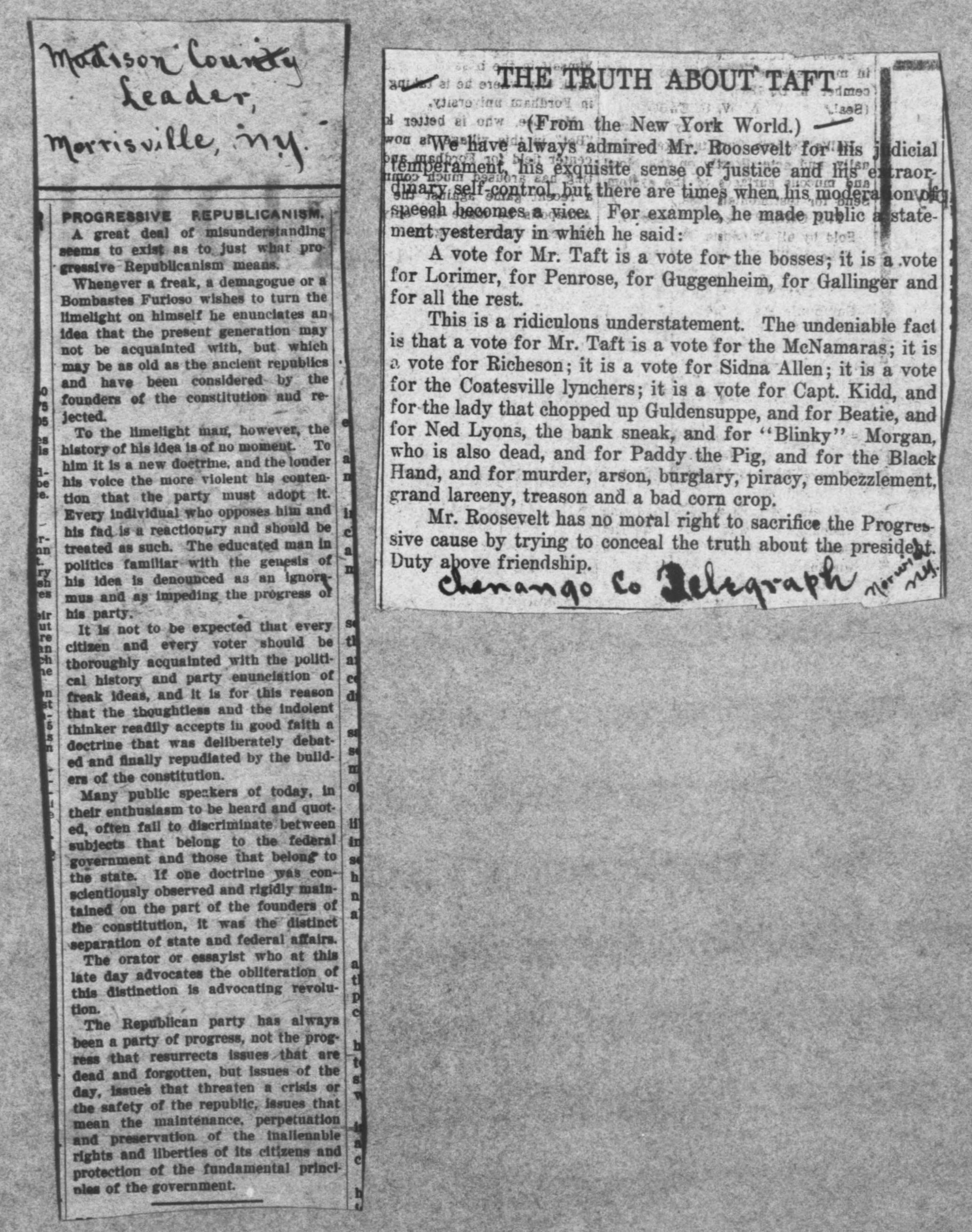 Scanned image of the current content page