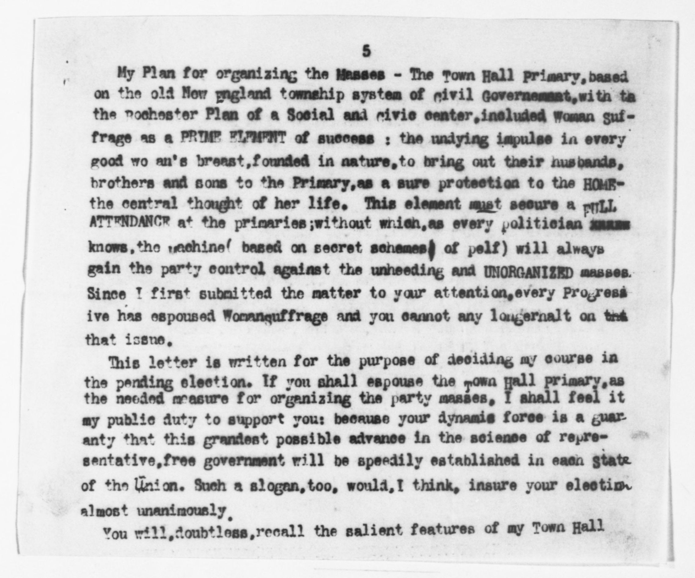 Scanned image of the current content page