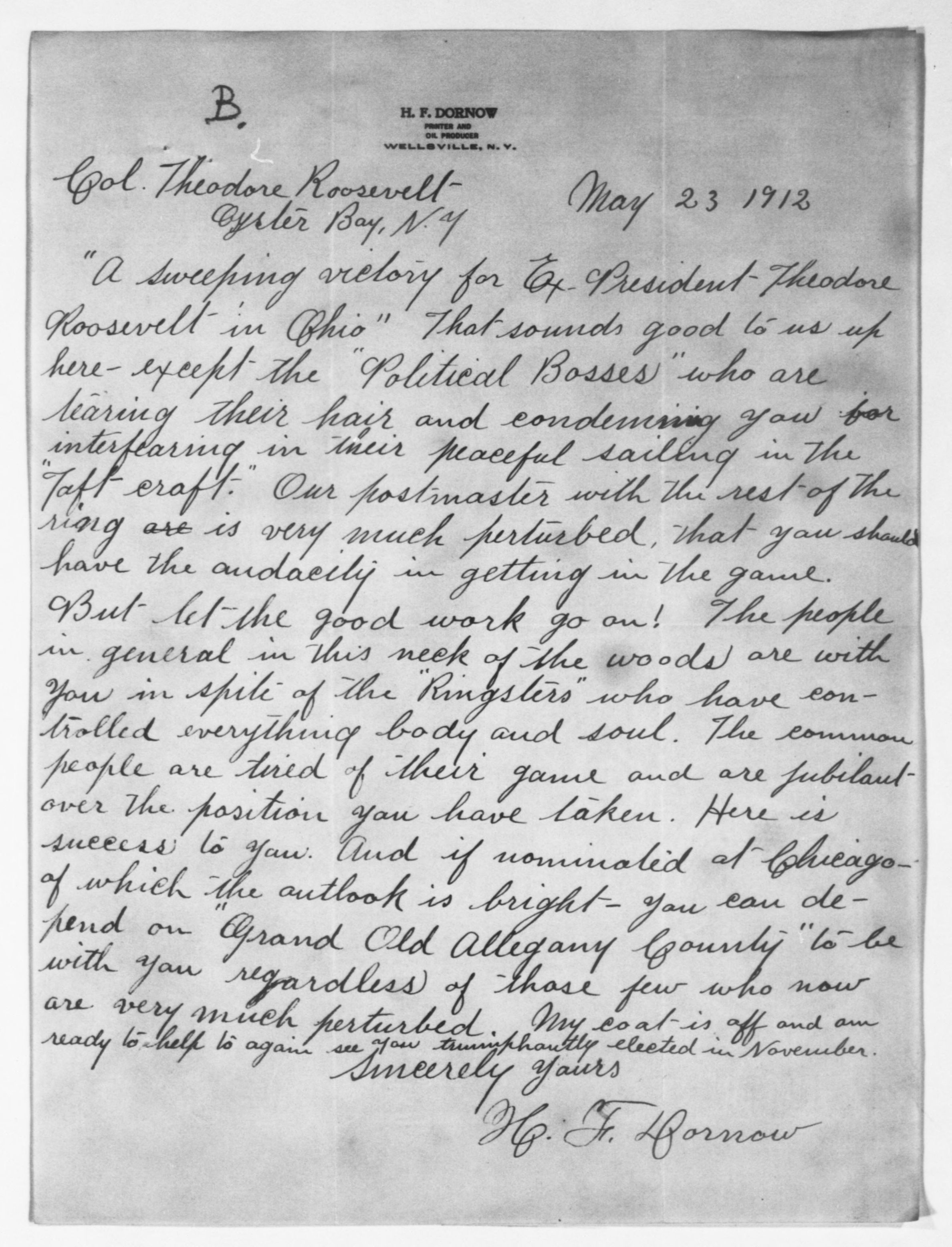 Scanned image of the current content page