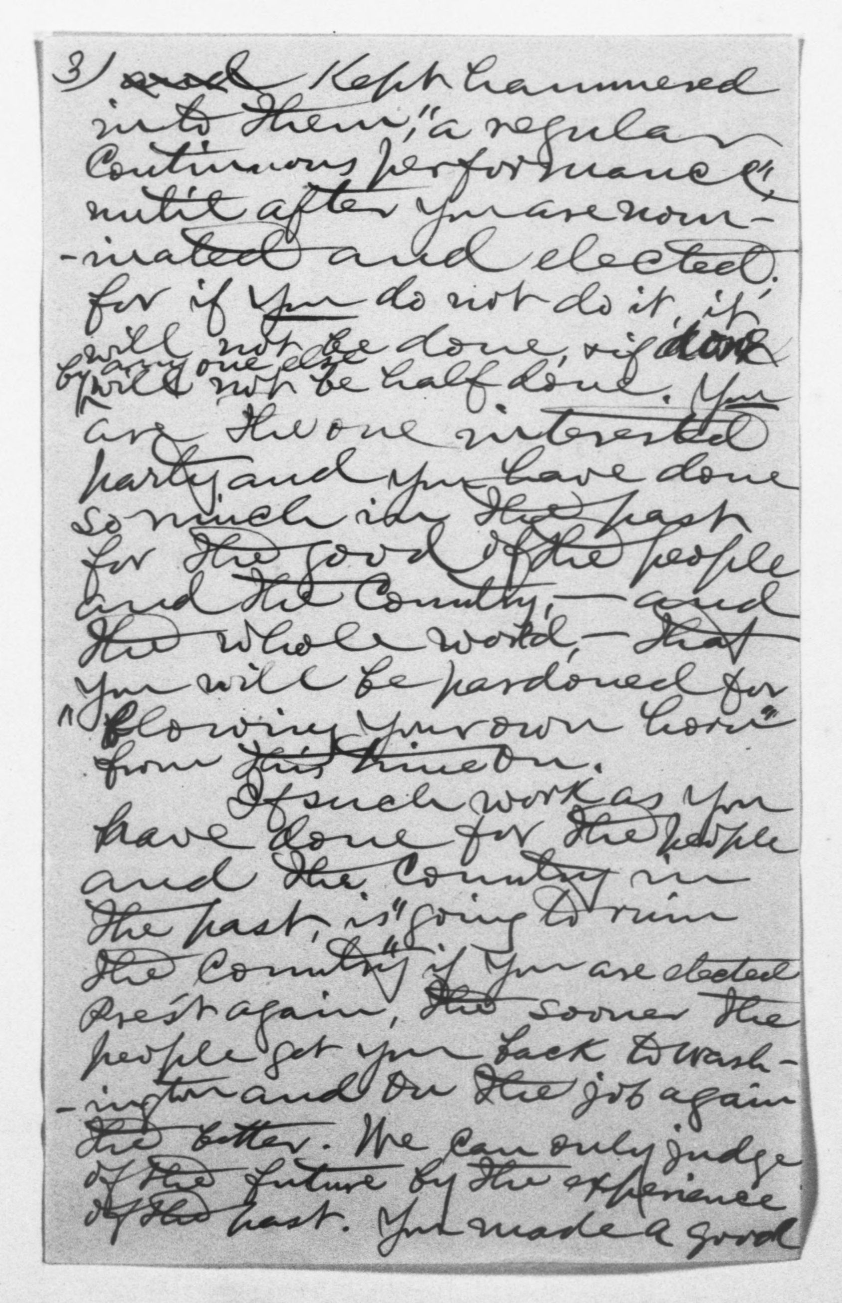 Scanned image of the current content page